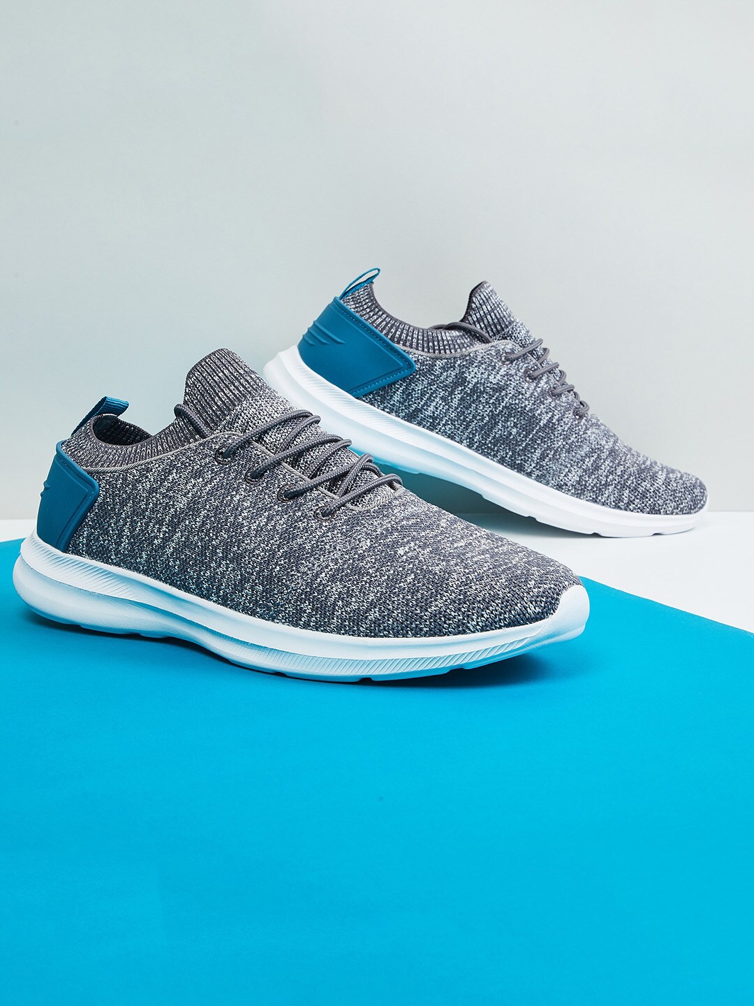 

max Men Grey Running Non-Marking Shoes