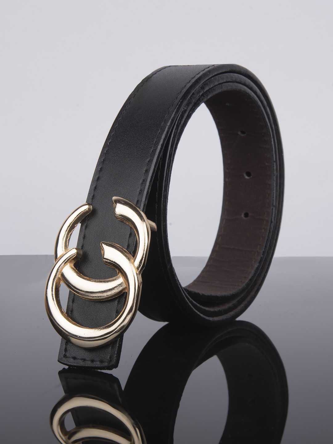 

Kastner Women Black & Gold Artificial Leather Belt