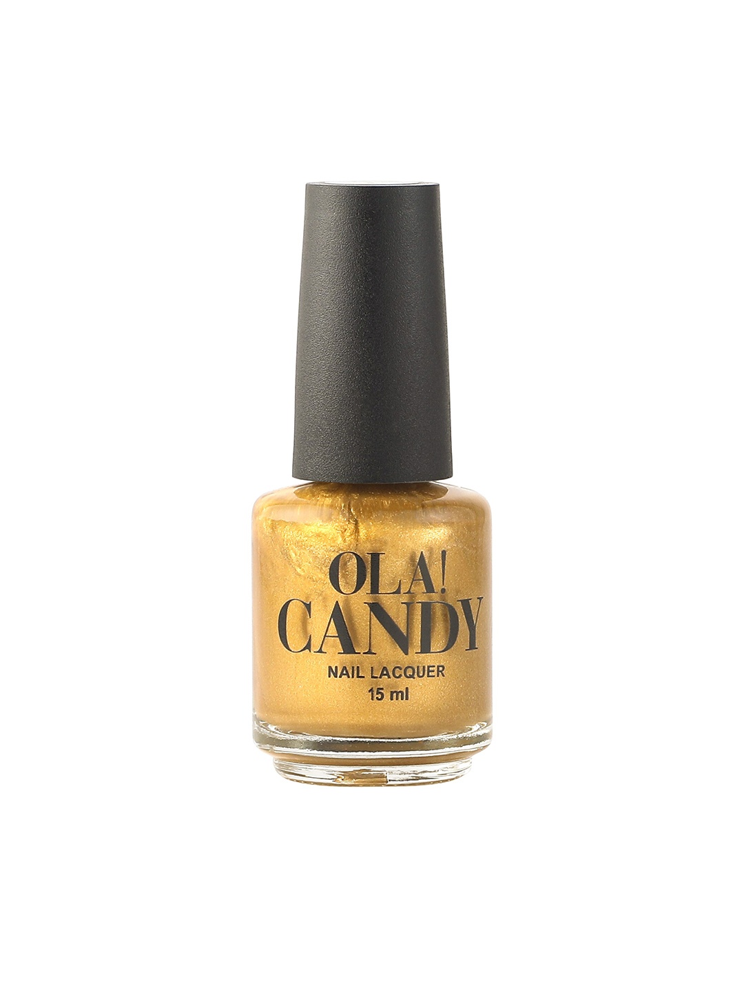 

OLA CANDY Golden Riches Long Lasting Nail Polish - 15 ml, Gold