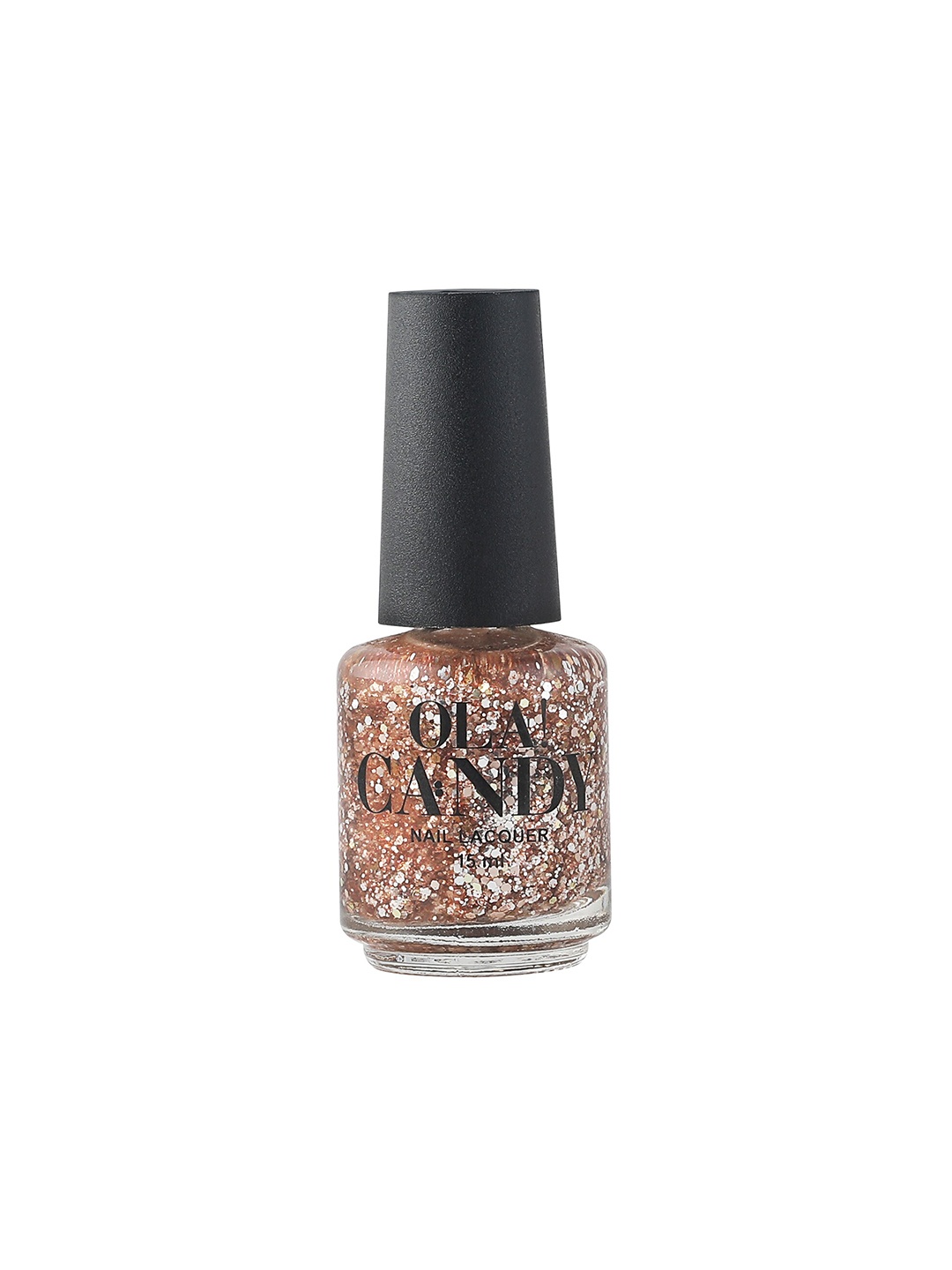 

OLA CANDY Woman Jazzy Rose by Ola! Candy Glitter Nail Polish 15 ml, Gold