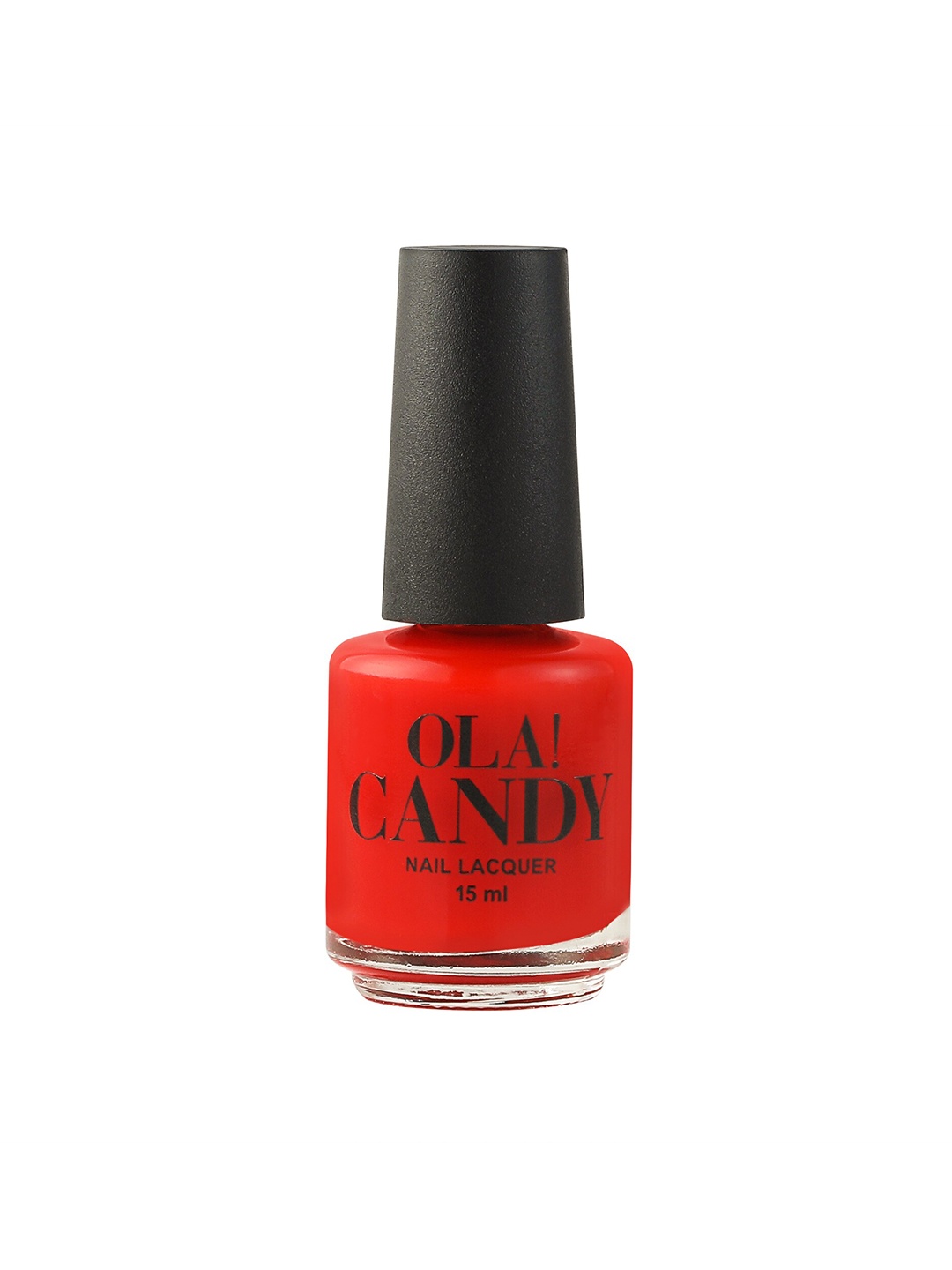 

OLA CANDY Fireball Glossy Nail Polish-15 ml, Red