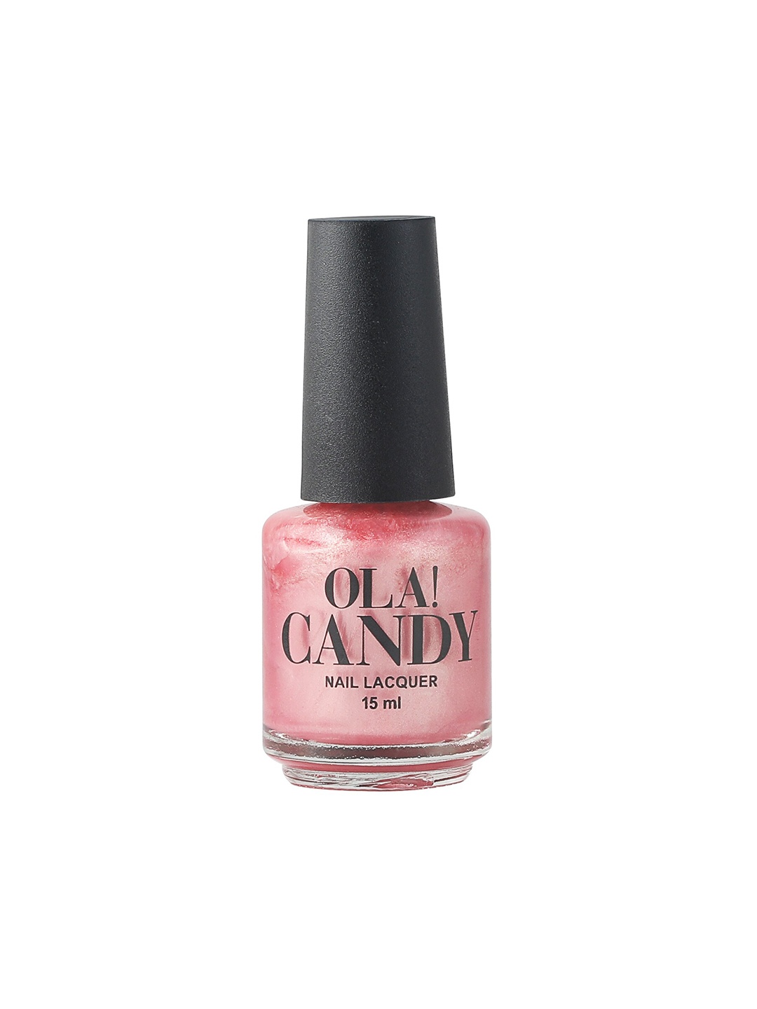 

OLA CANDY Pink Glossy Long Lasting Nail Polish - 15 ml