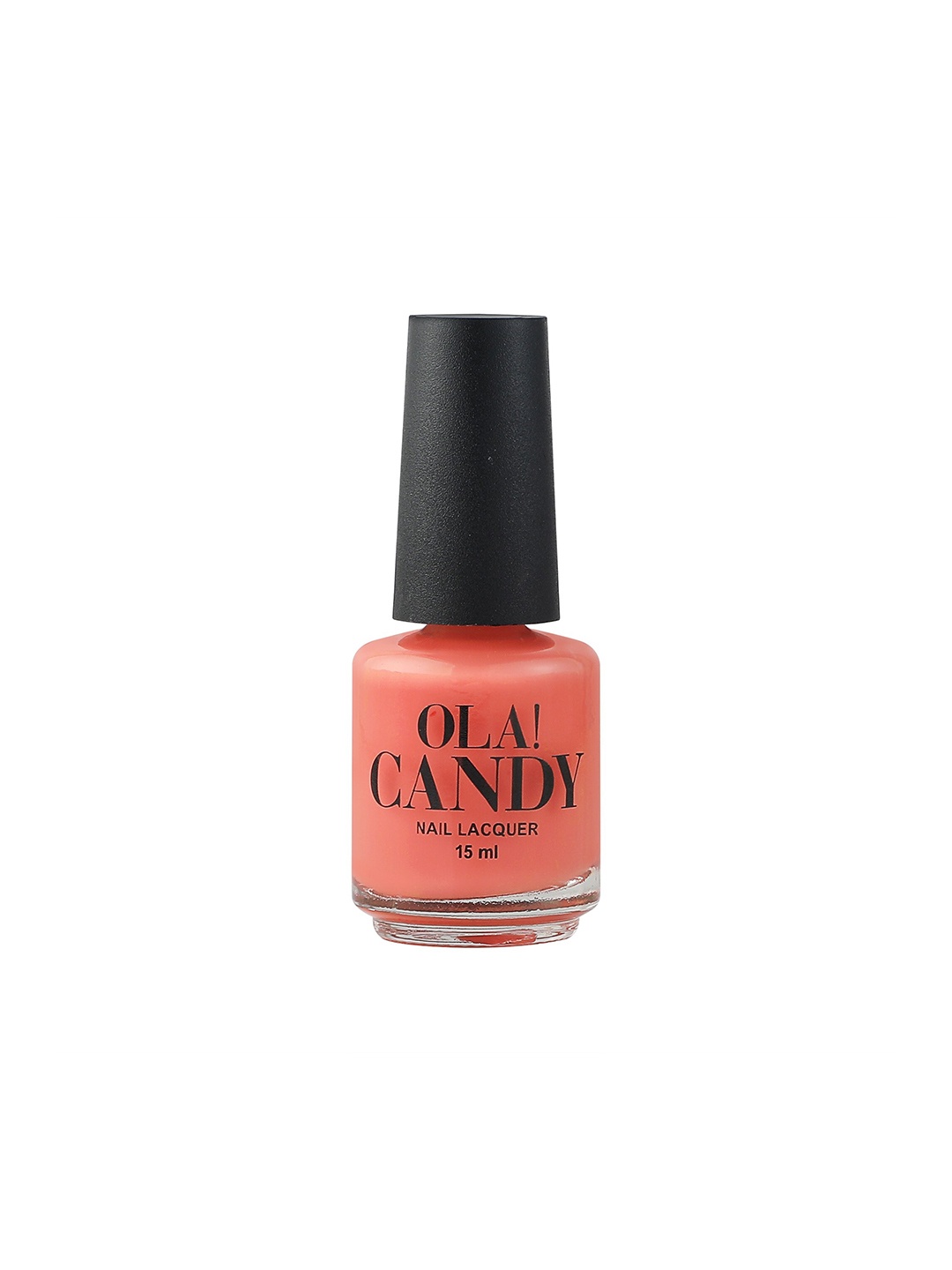 

OLA CANDY Fire Fizz Glossy Nail Polish-15 ml, Coral