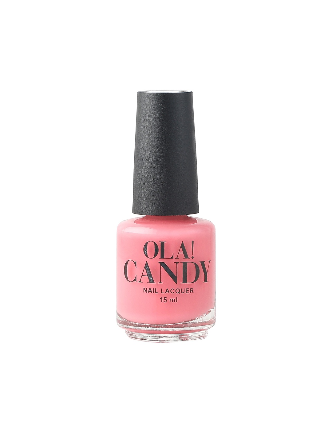 

OLA CANDY Coral Glossy Long Lasting Nail Polish - 15 ml