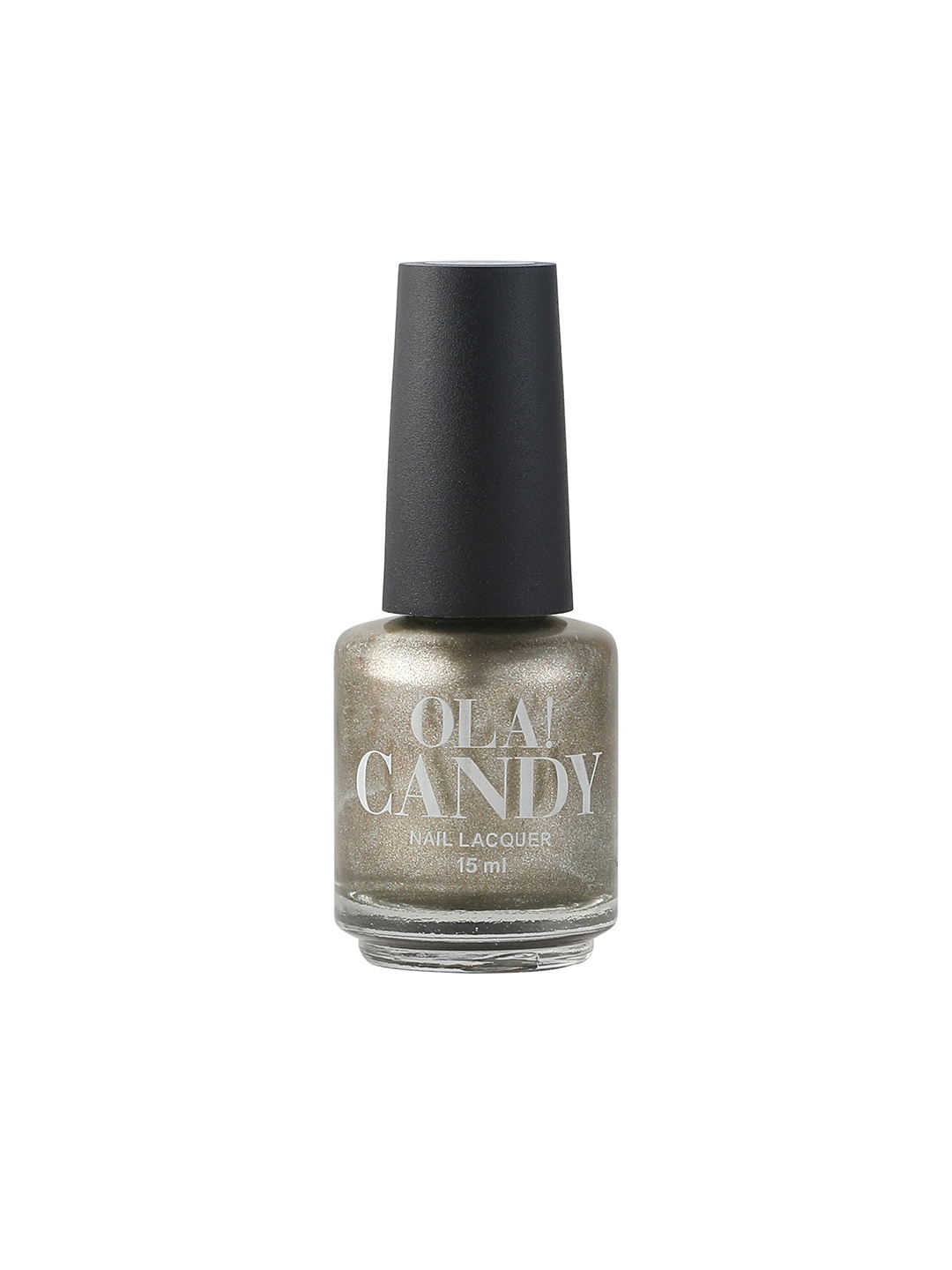 

OLA CANDY Glitters & Tutu Candy Brown Nail Polish, Grey