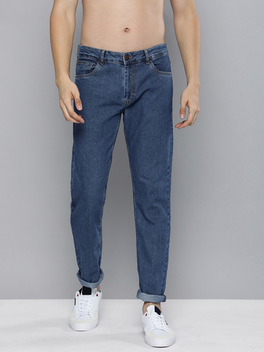 

HERE&NOW Men Blue Slim Fit Stretchable Jeans