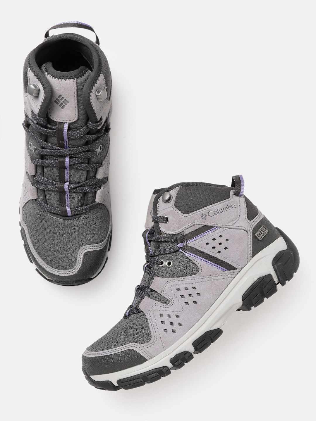 

Columbia Women Grey ISOTERRA MID OUTDRY Trekking Non-Marking Shoes