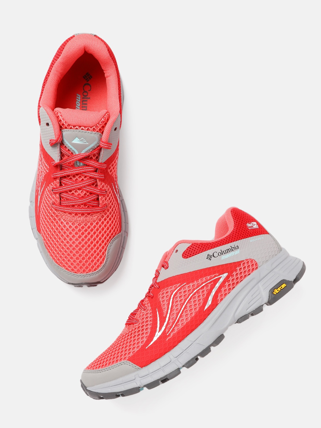 

Columbia Women Coral Orange MOJAVE TRAIL II OUTDRY Non-Marking Running Shoes