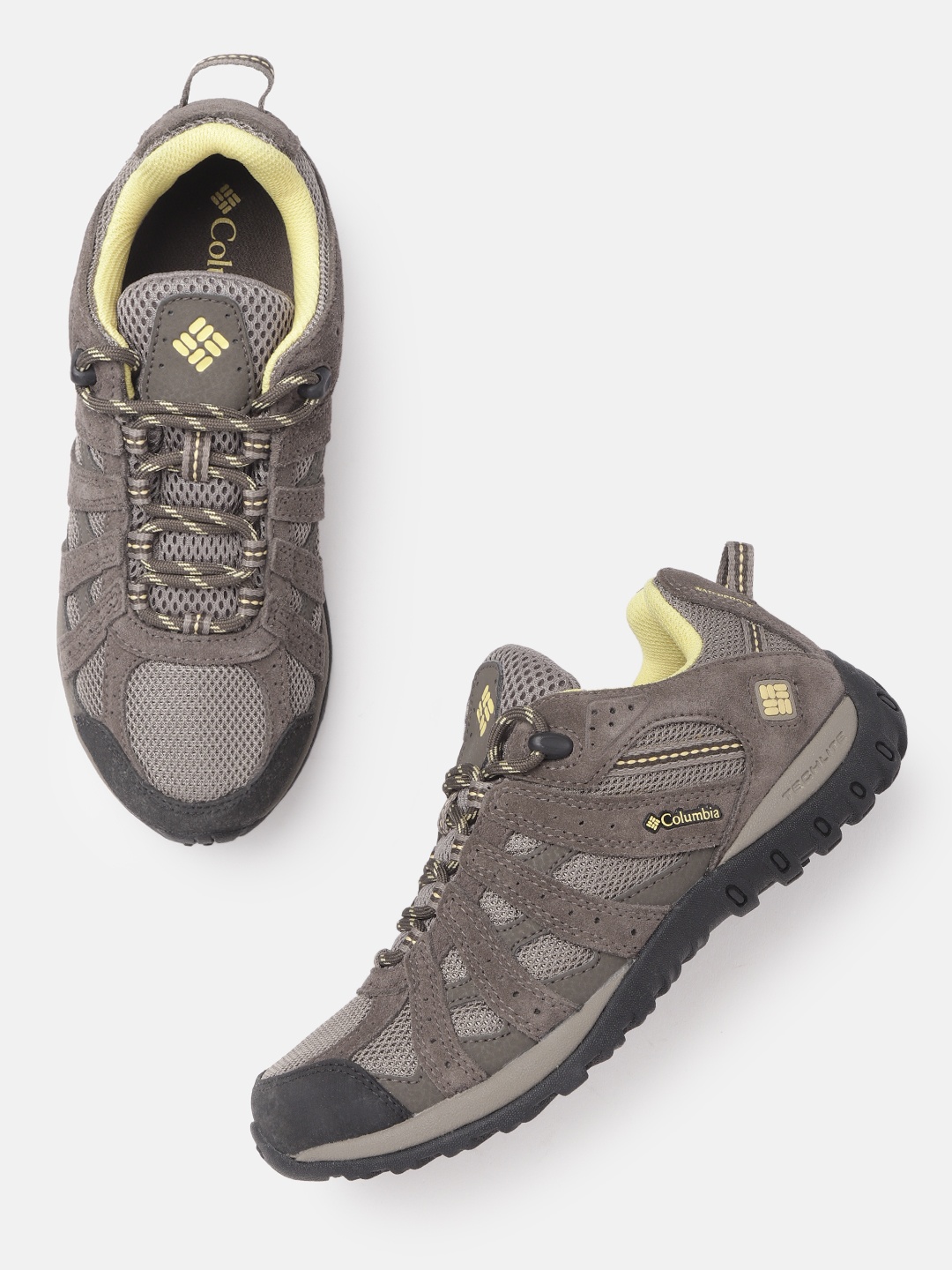 

Columbia Women Brown REDMOND WATERPROOF Trekking Non-Marking Shoes