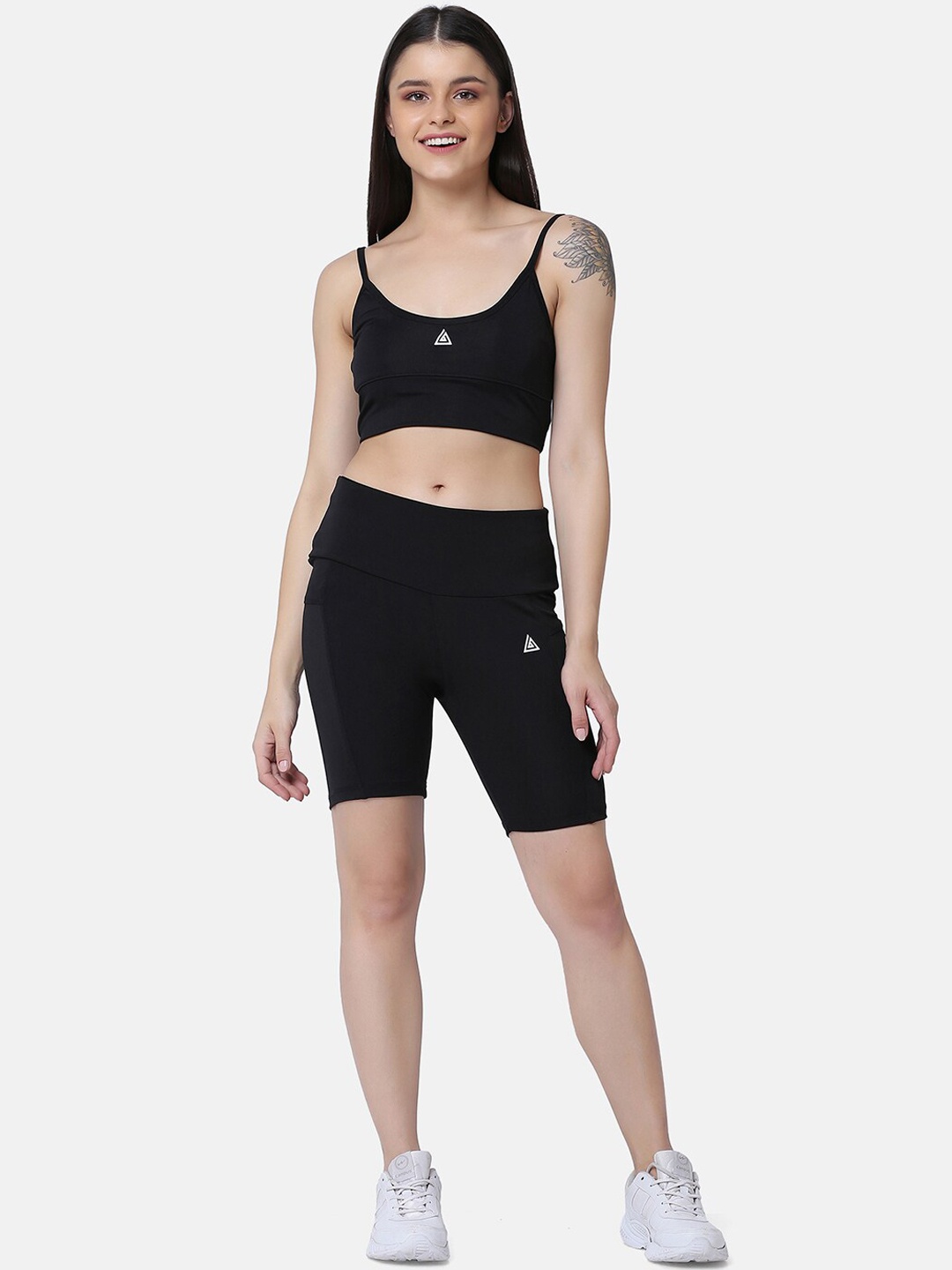 

Aesthetic Bodies Women Black Gym Co-Ords