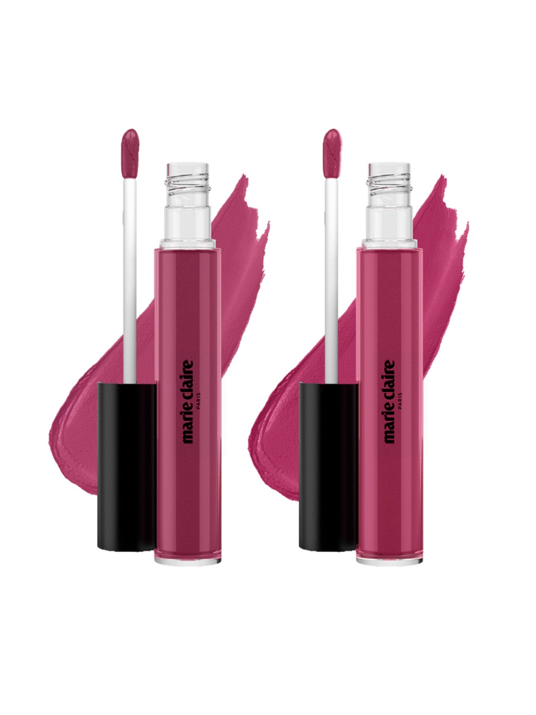 

Marie Claire Paris Set of 2 Lip Creme 2.7 g Each - Lady Lilac & Perky Pink, Red