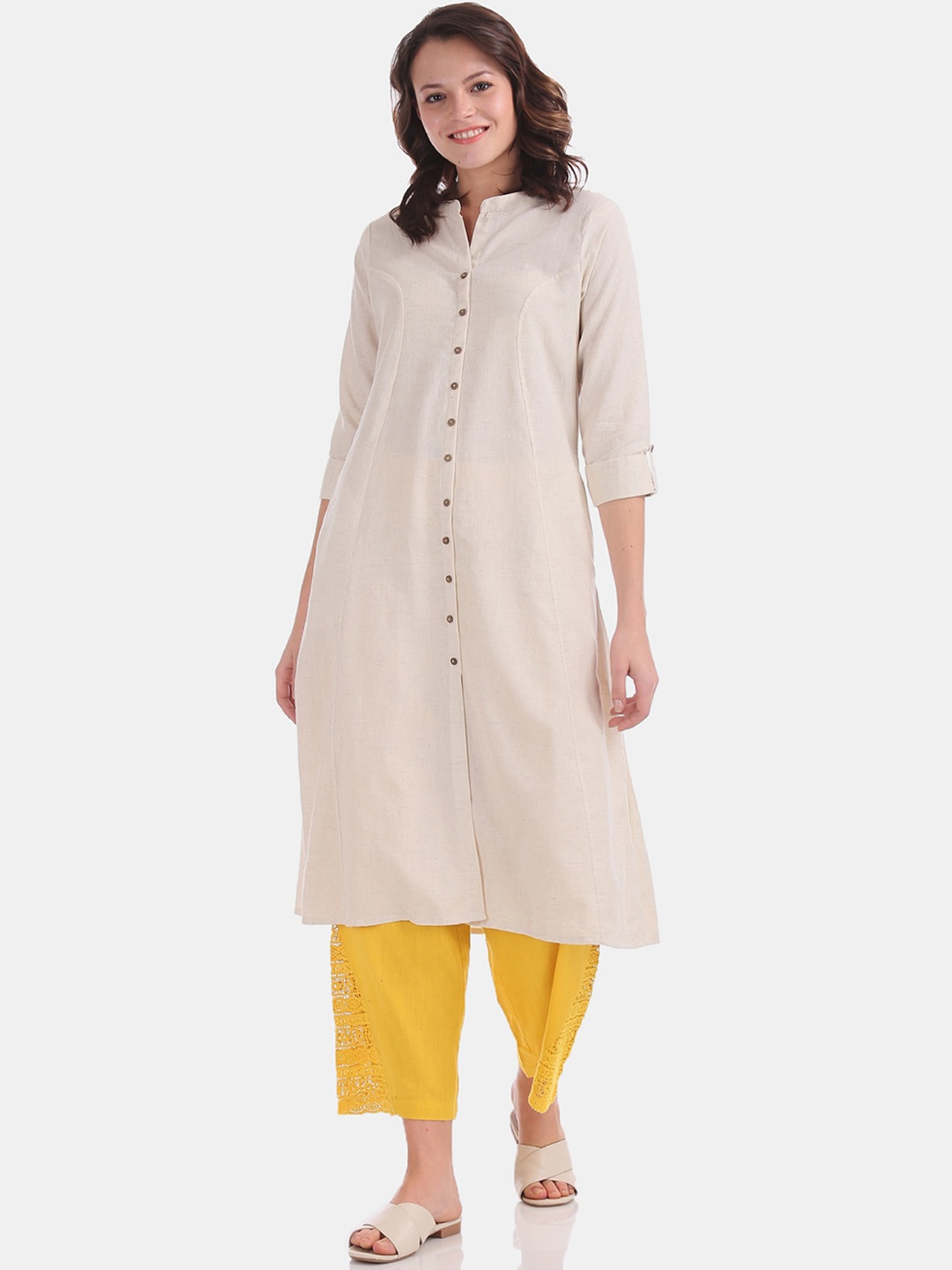 

Karigari Women White Kurta