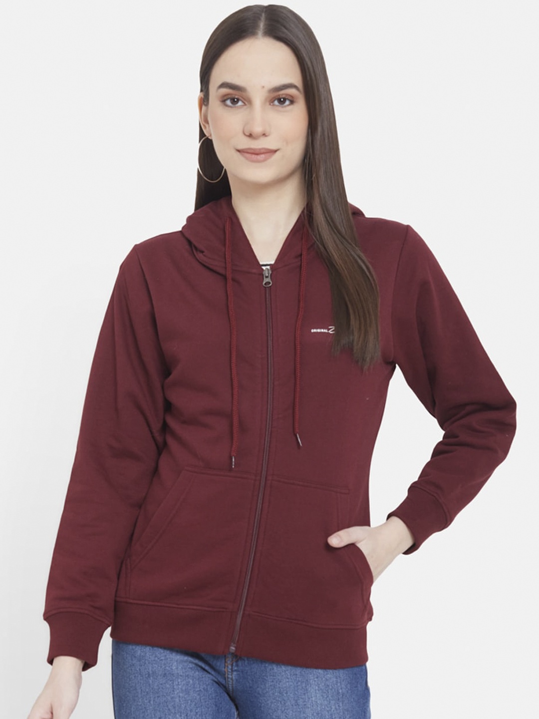 

Duke Women Maroon Wool Hooded Sweatshirt