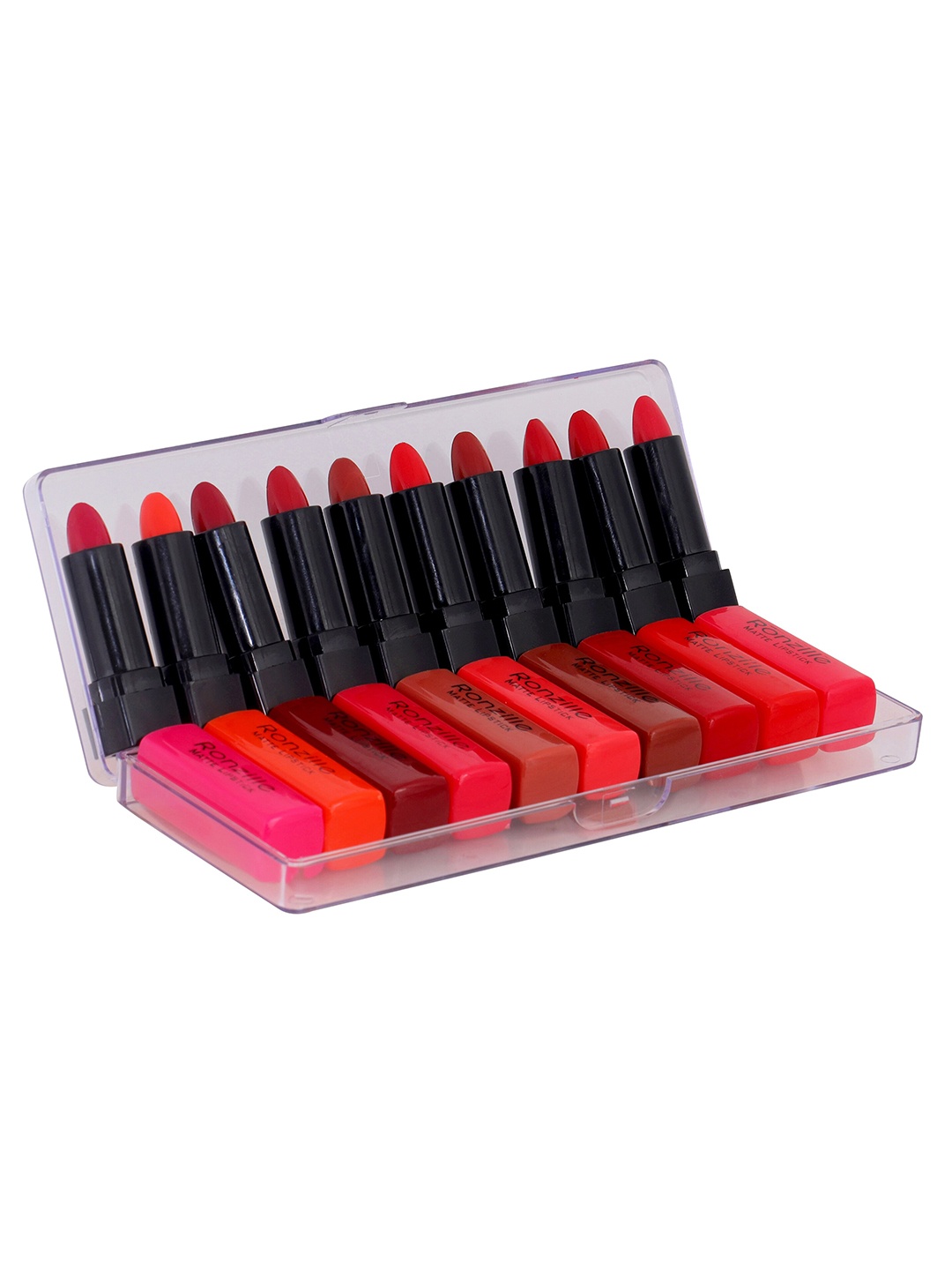 

Ronzille Pocket Mini Lipstick Set of 10, Multi