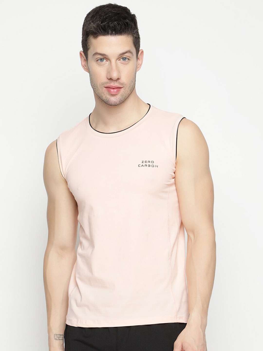 

V2 Value & Variety Men Peach-Coloured T-shirt