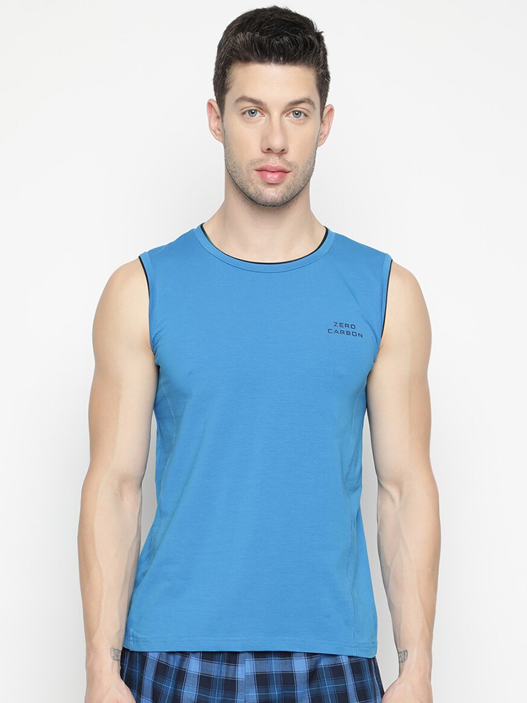 

V2 Value & Variety Men Blue Printed Pockets T-shirt