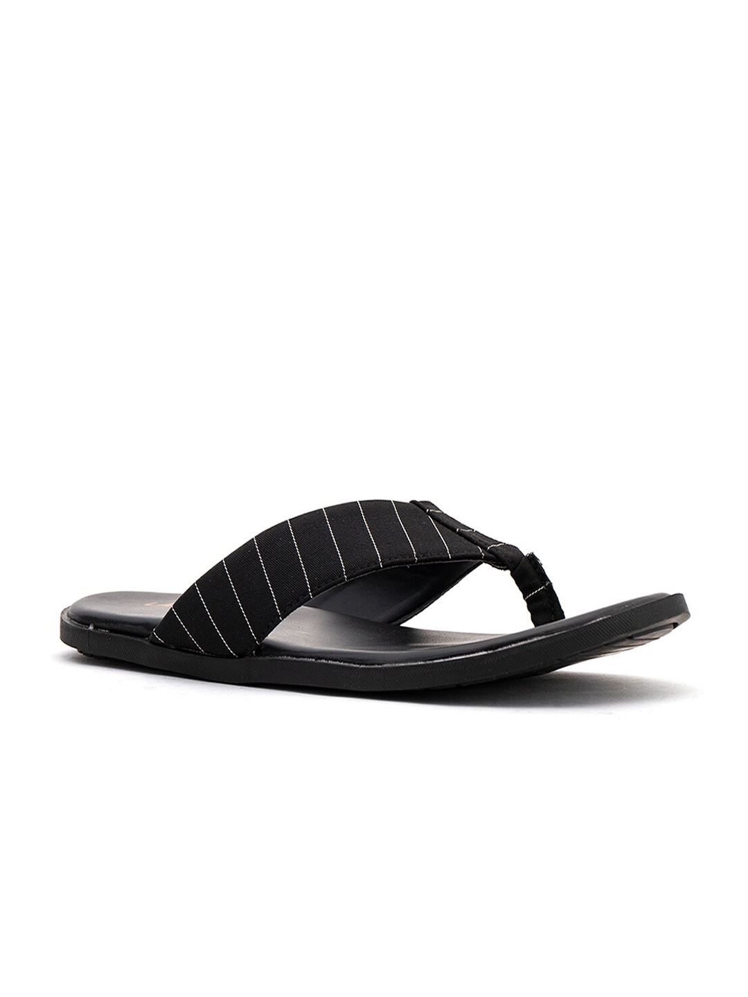 

Khadims Men Black & White Comfort Sandals