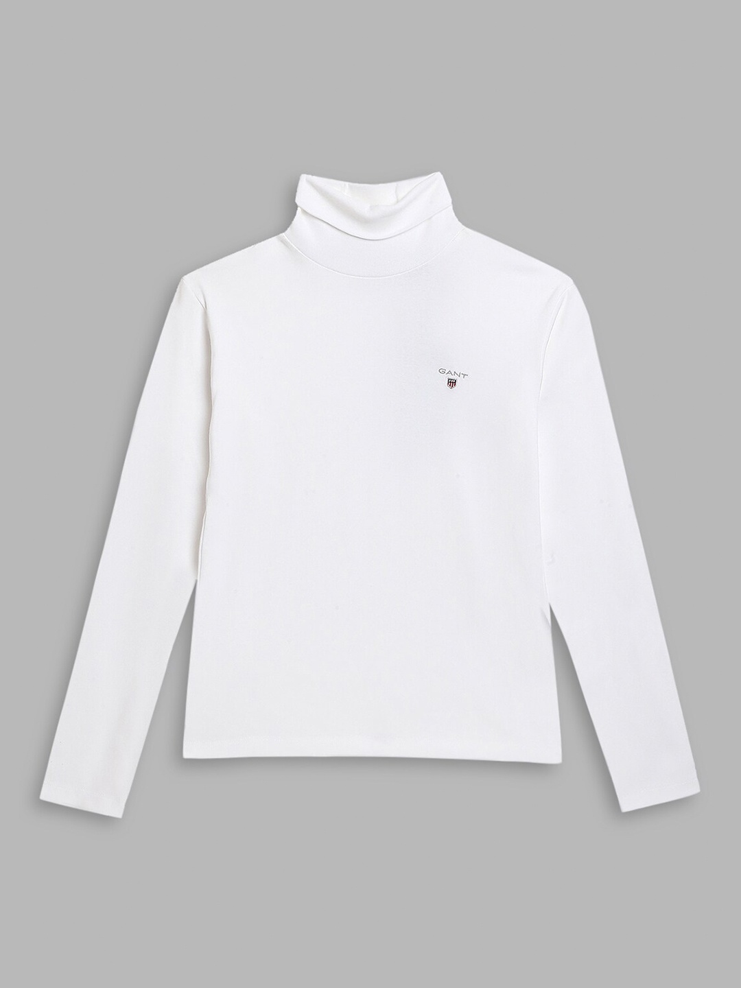 

GANT Boys White High Neck T-shirt