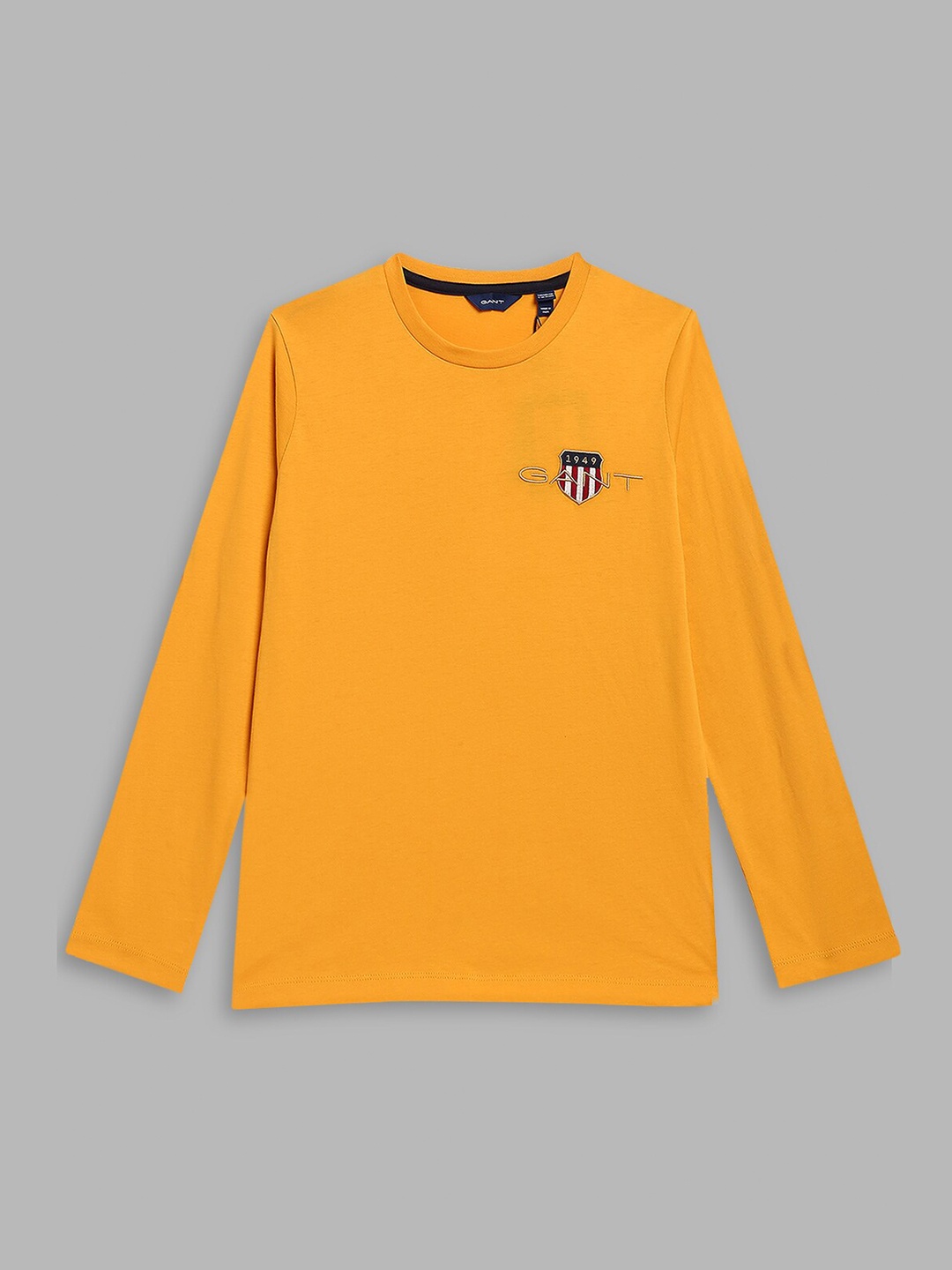 

GANT Unisex Kids Yellow & Red Brand Logo T-shirt