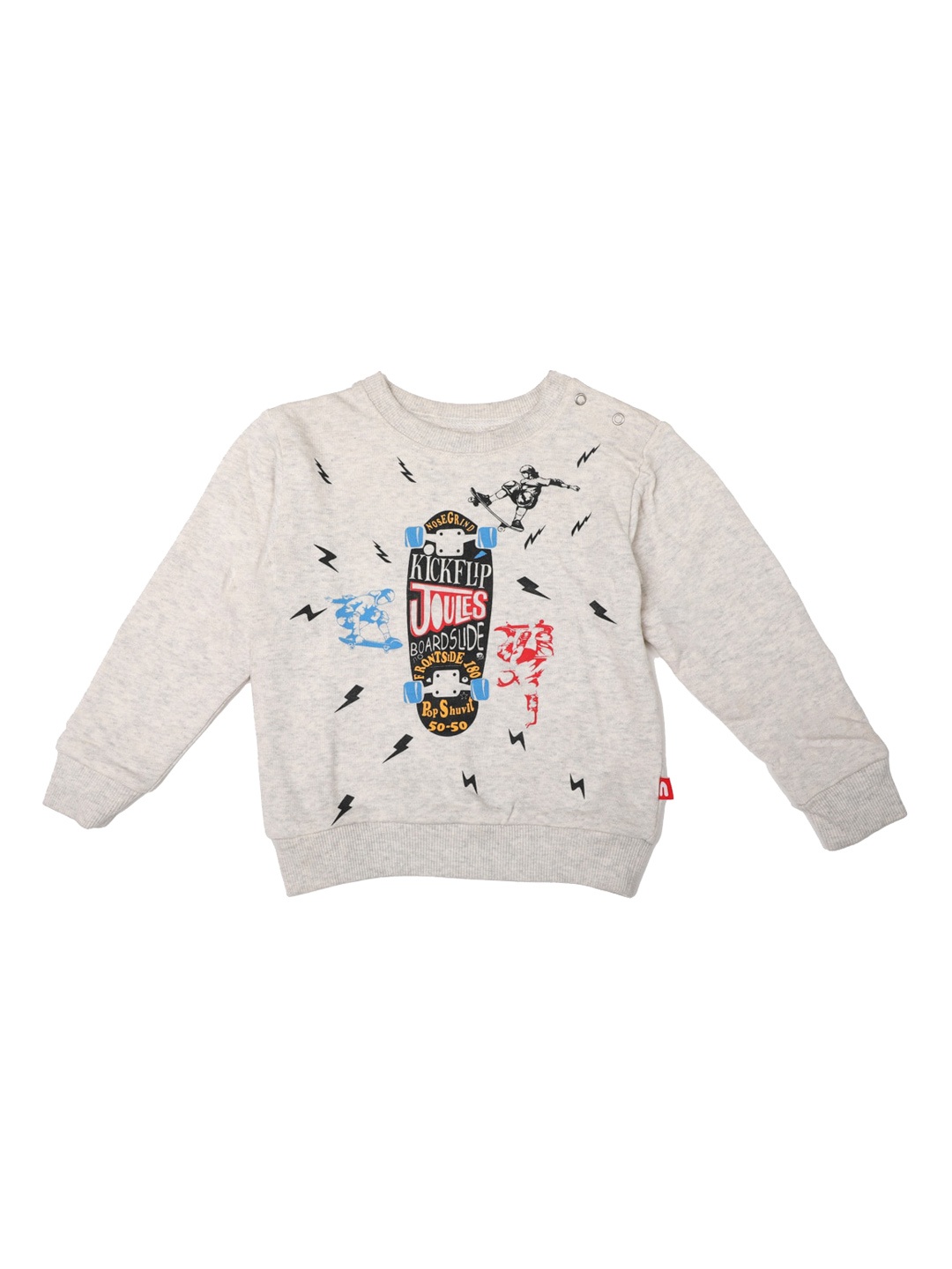 

Nino Bambino Boys Grey Organic Cottton Printed Sweatshirt