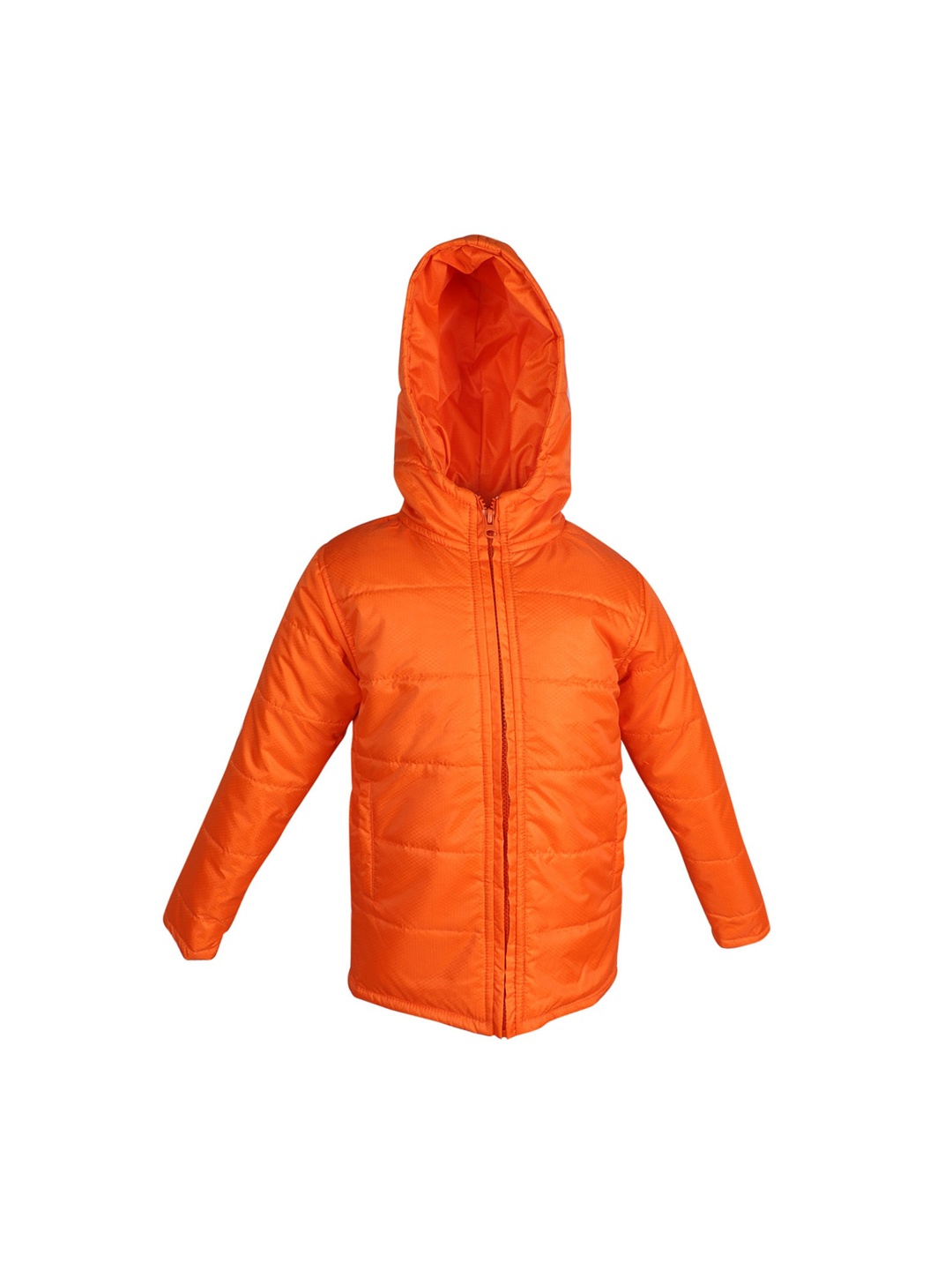 

Nino Bambino Girls Orange Hooded Organic Cotton Sweatshirt