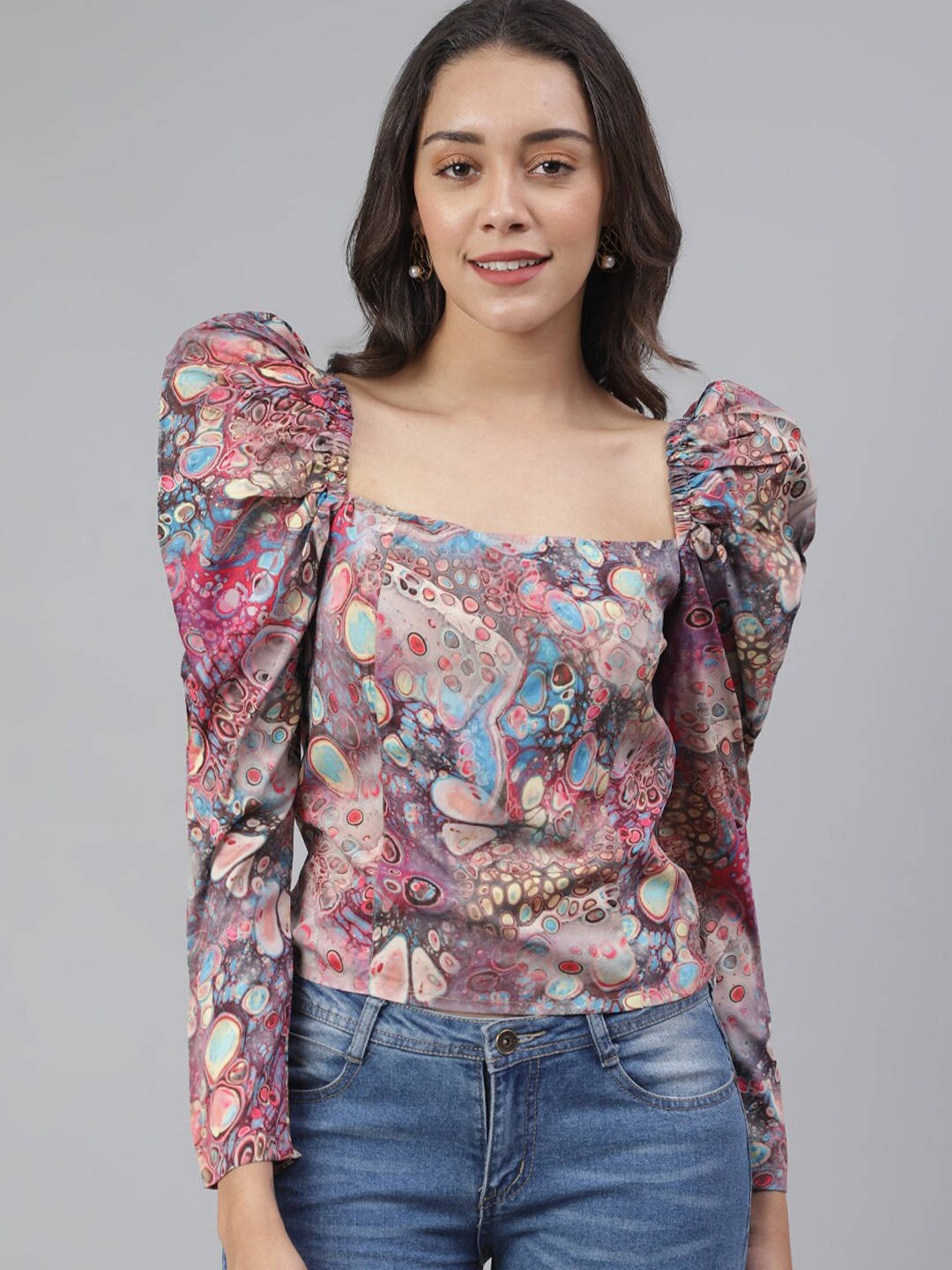

SCORPIUS Multicoloured Regular Top, Multi