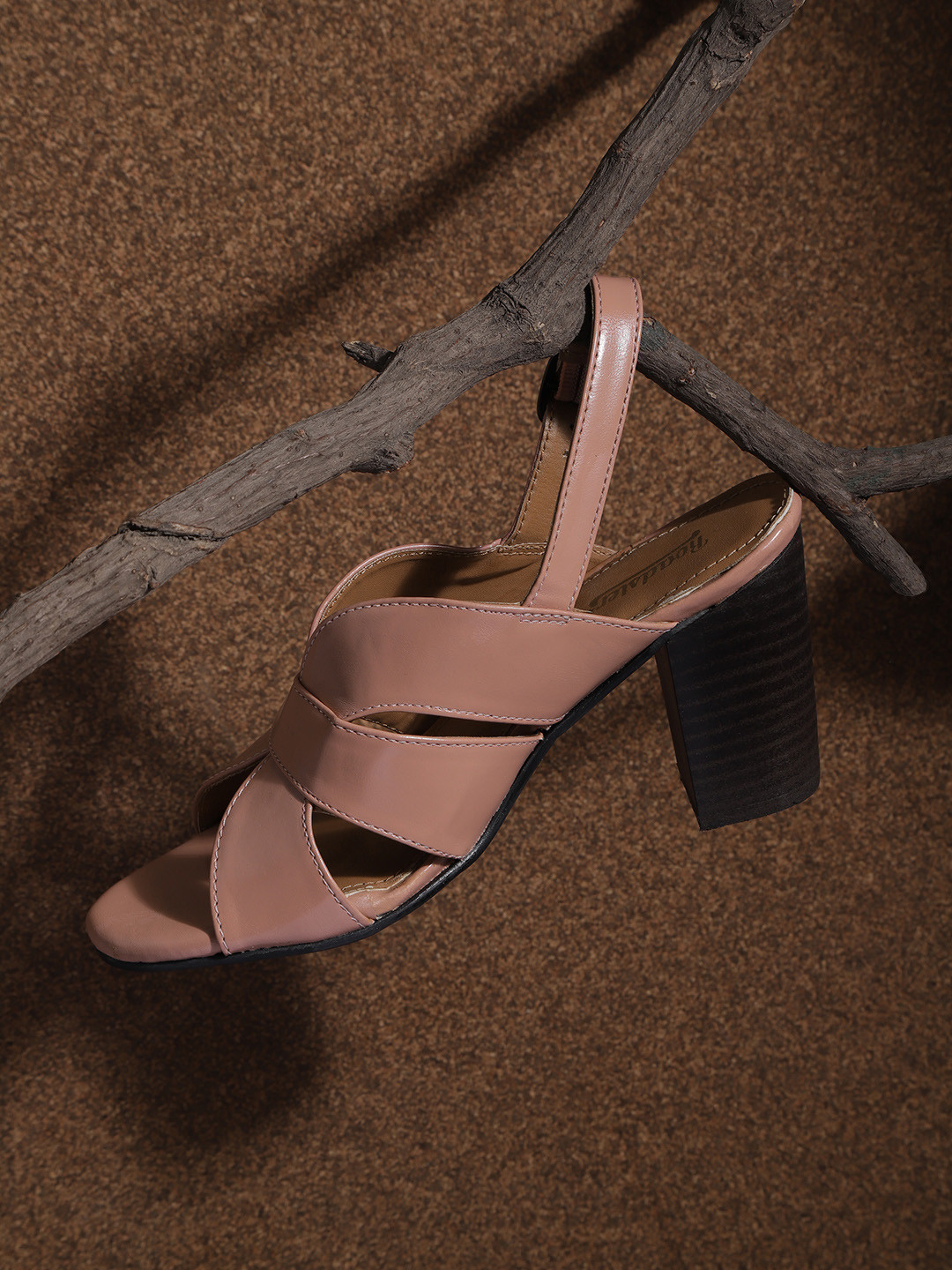 

Roadster Women Rose Solid Block Heels
