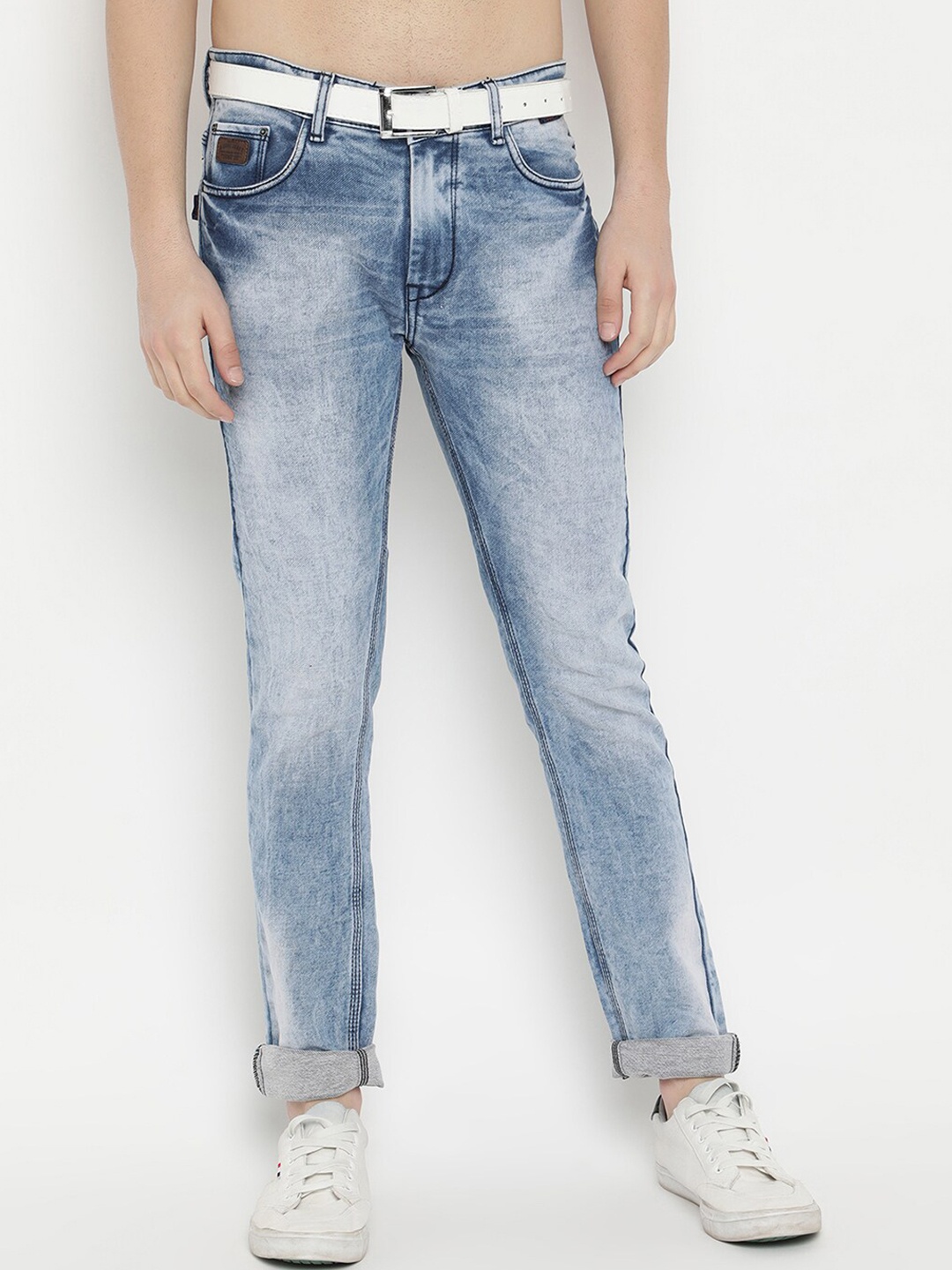 

V2 Value & Variety Men Blue Heavy Fade Jeans