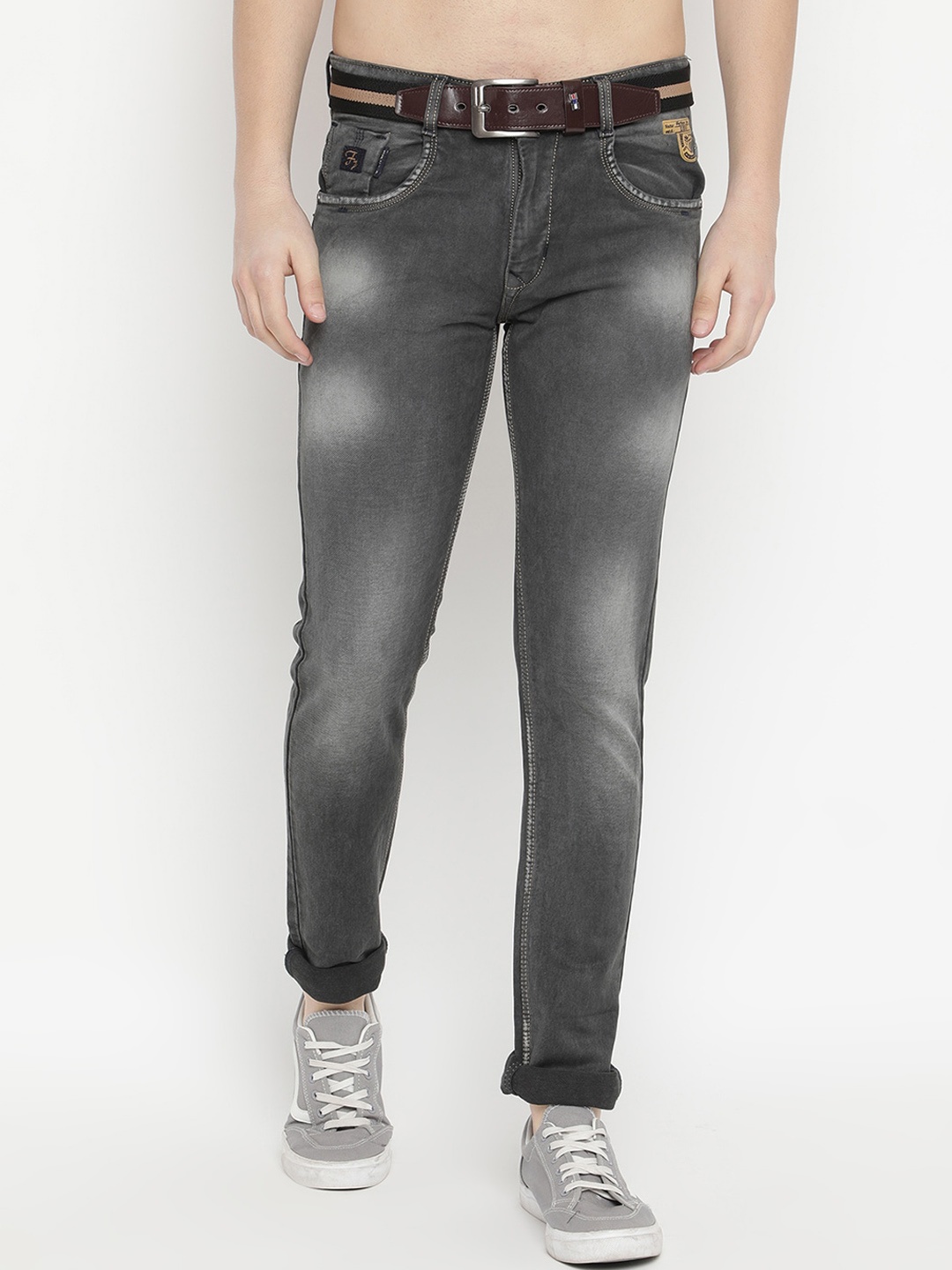

V2 Value & Variety Men Grey Light Fade Jeans