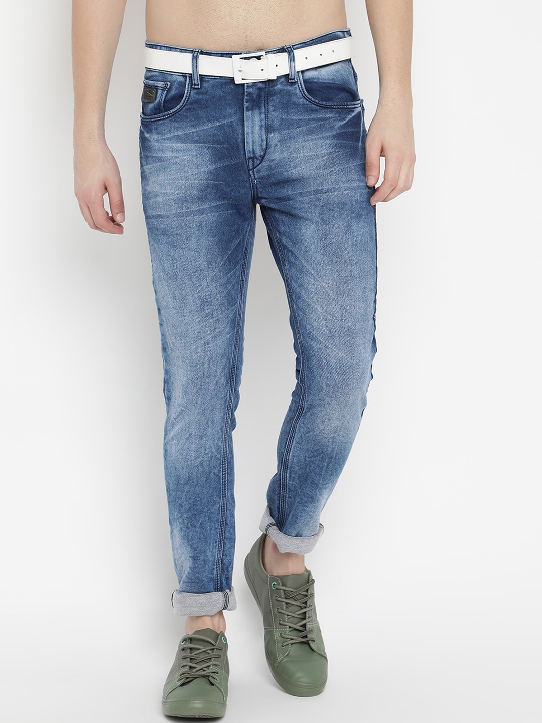 

V2 Value & Variety Men Blue Heavy Fade Jeans