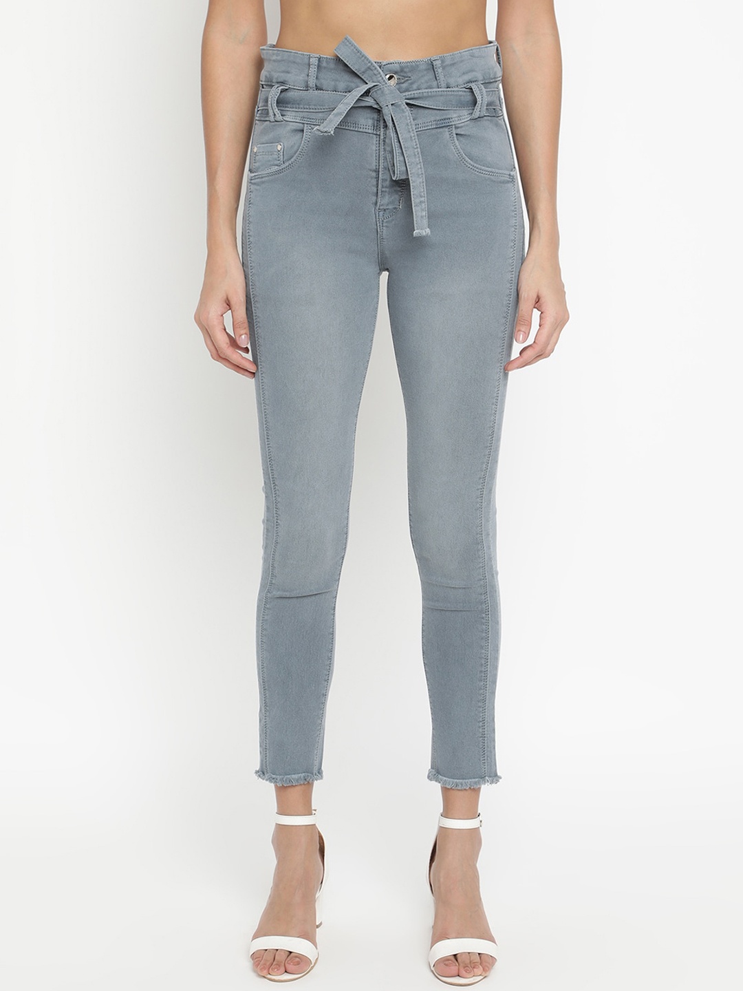 

V2 Value & Variety Women Grey Heavy Fade Jeans