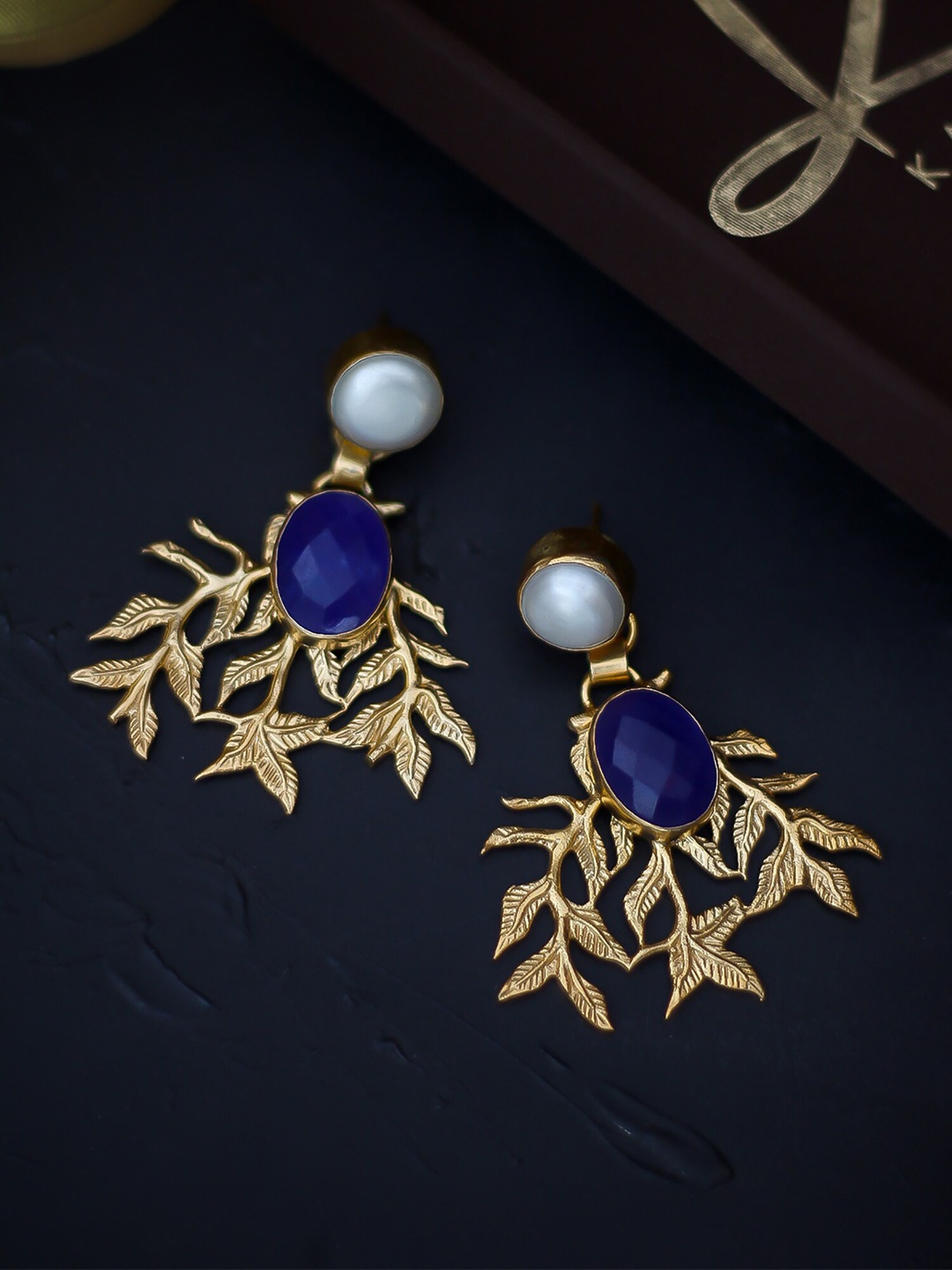 

Kairi Blue Contemporary Drop Earrings