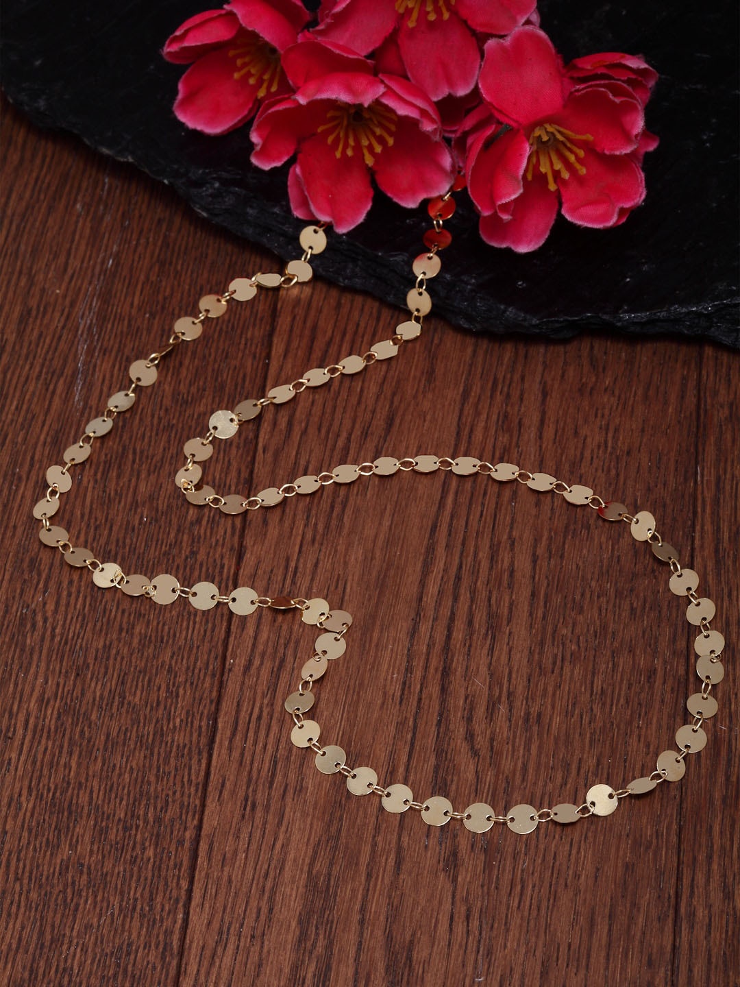 

Ferosh Gold-Toned Beaded Waist Chain