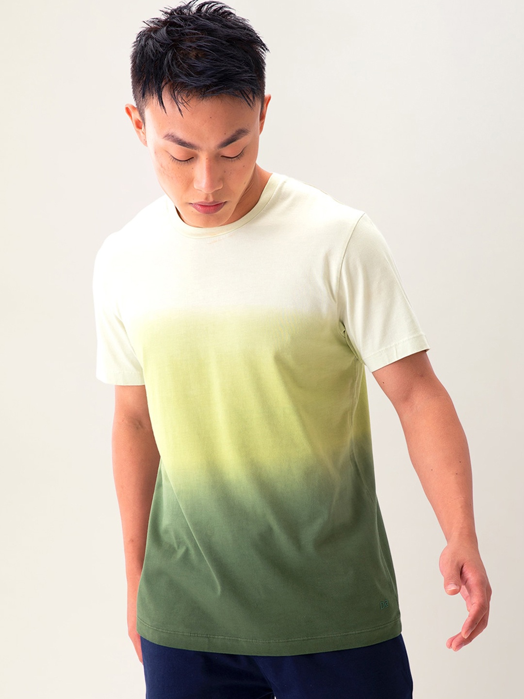 

DAMENSCH Ombre Pure Cotton Lounge T-shirt, White