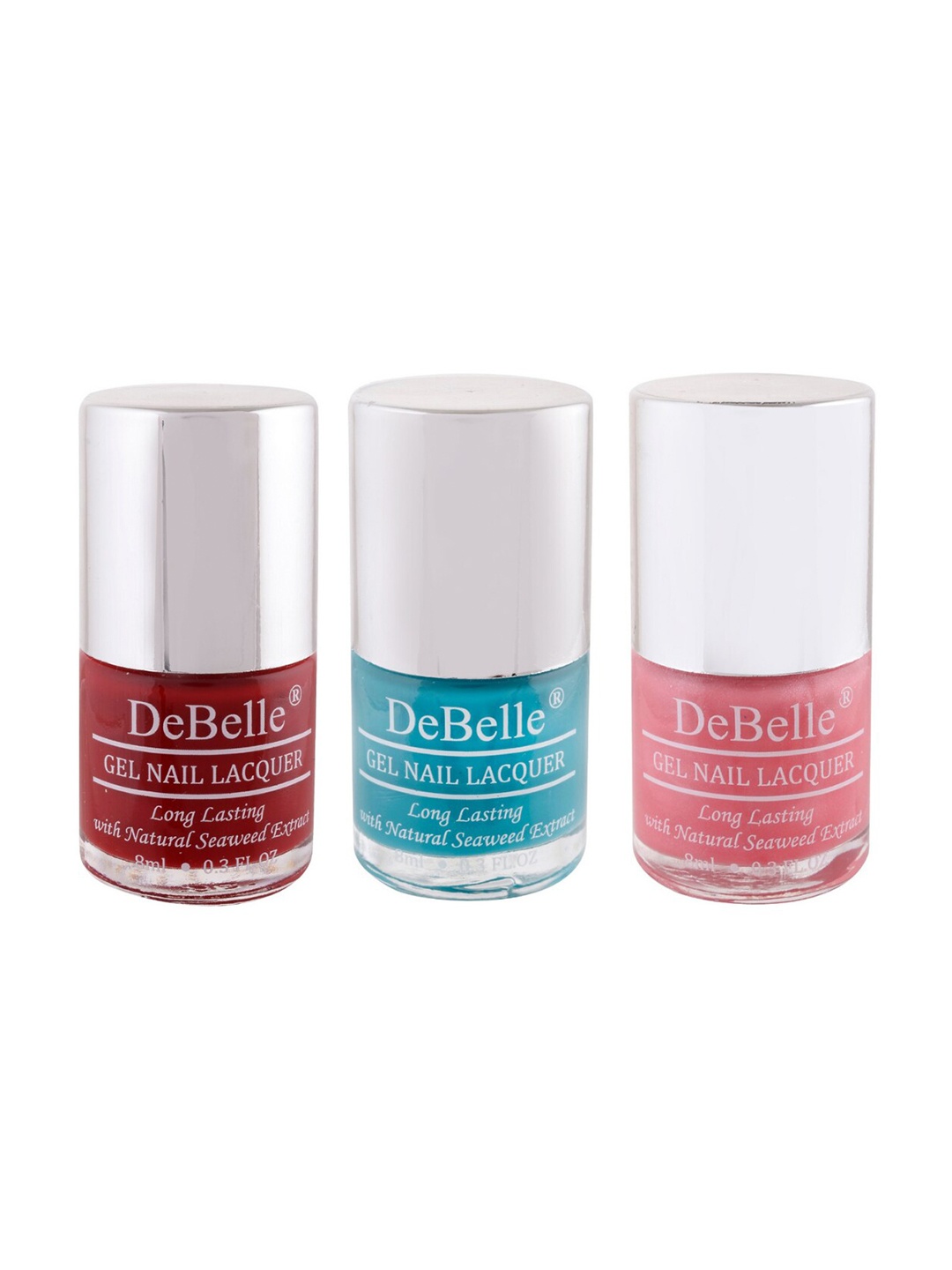 

DeBelle Set of 3 Gel Nail Polish - 8ml Each, Multi