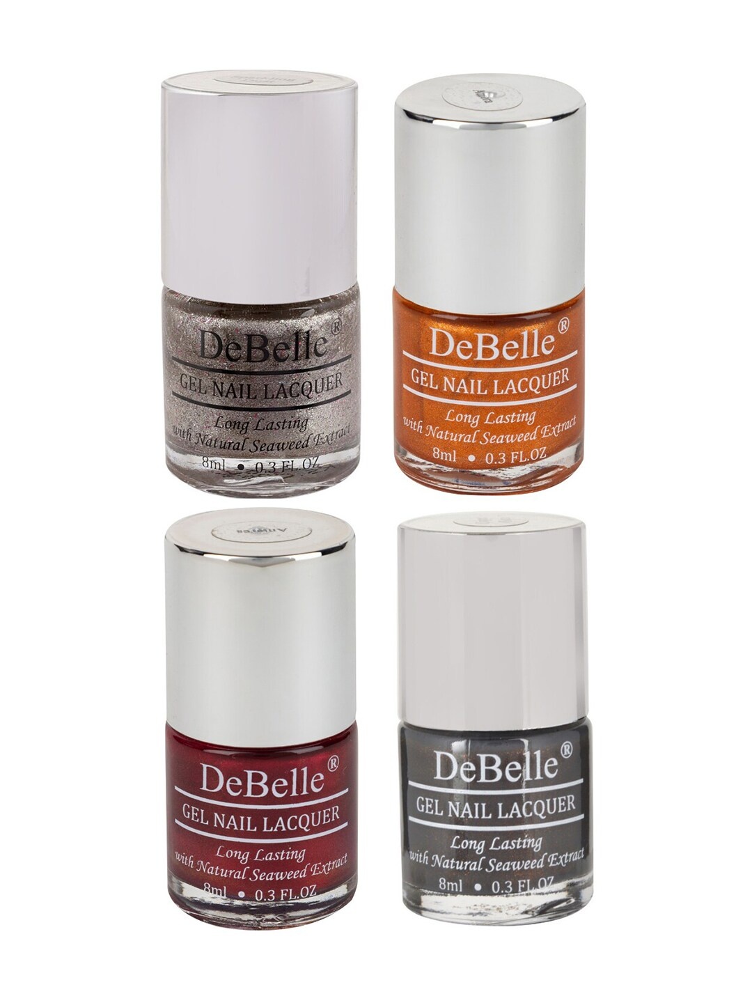 

DeBelle Set of 4 Starry Pastels Gel Nail Lacquers - 8ml Each, Multi