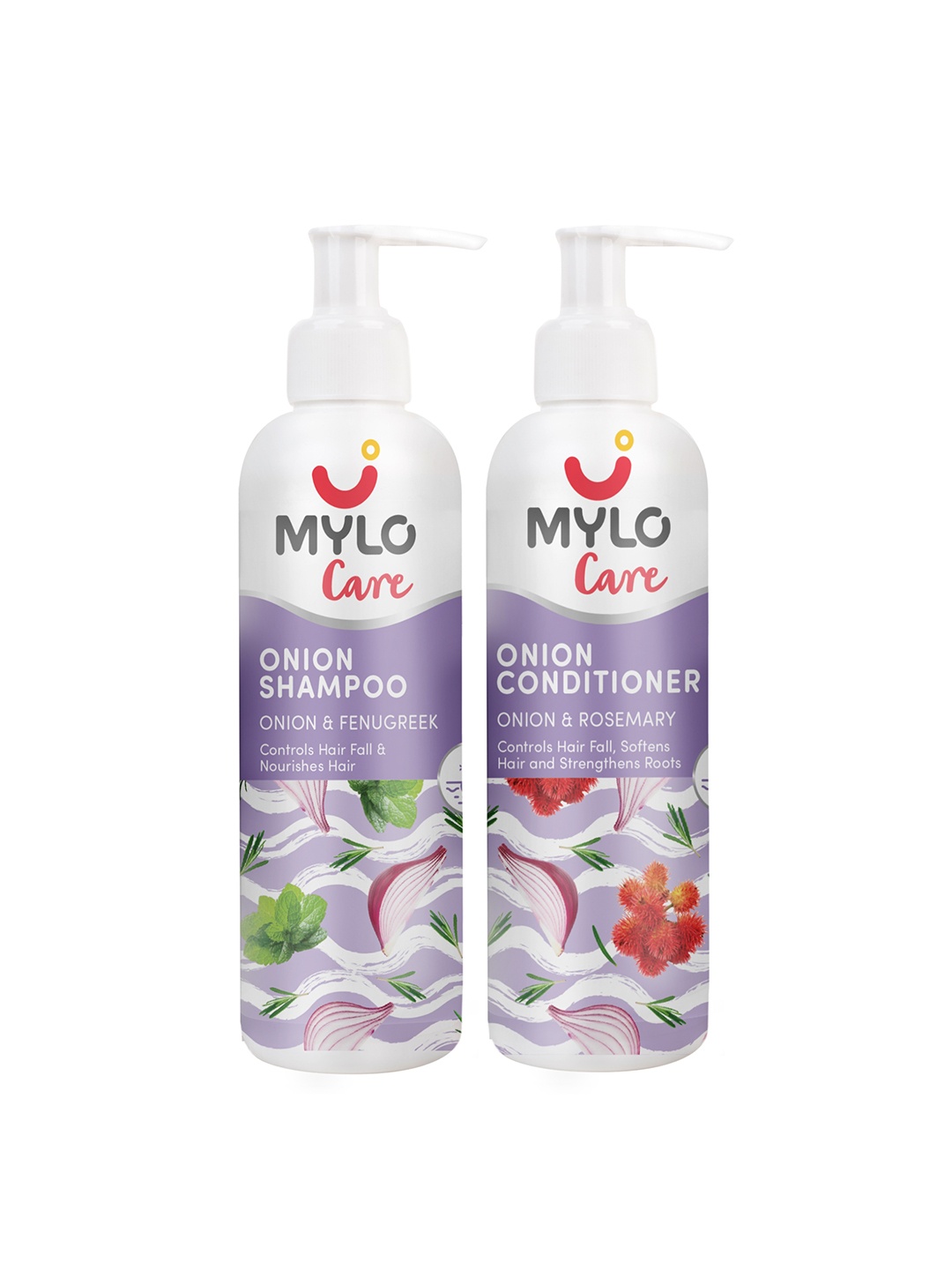 

Mylo Onion Shampoo & Conditioner - 200ml Each, White