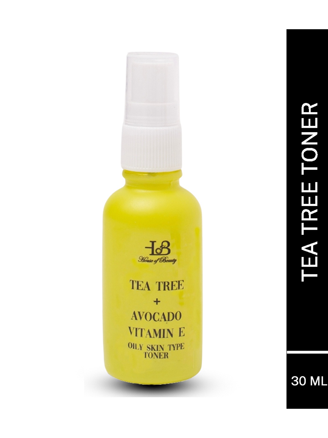 

House of Beauty Tea Tree Oil + Avocado Vitmain E Toner, Green