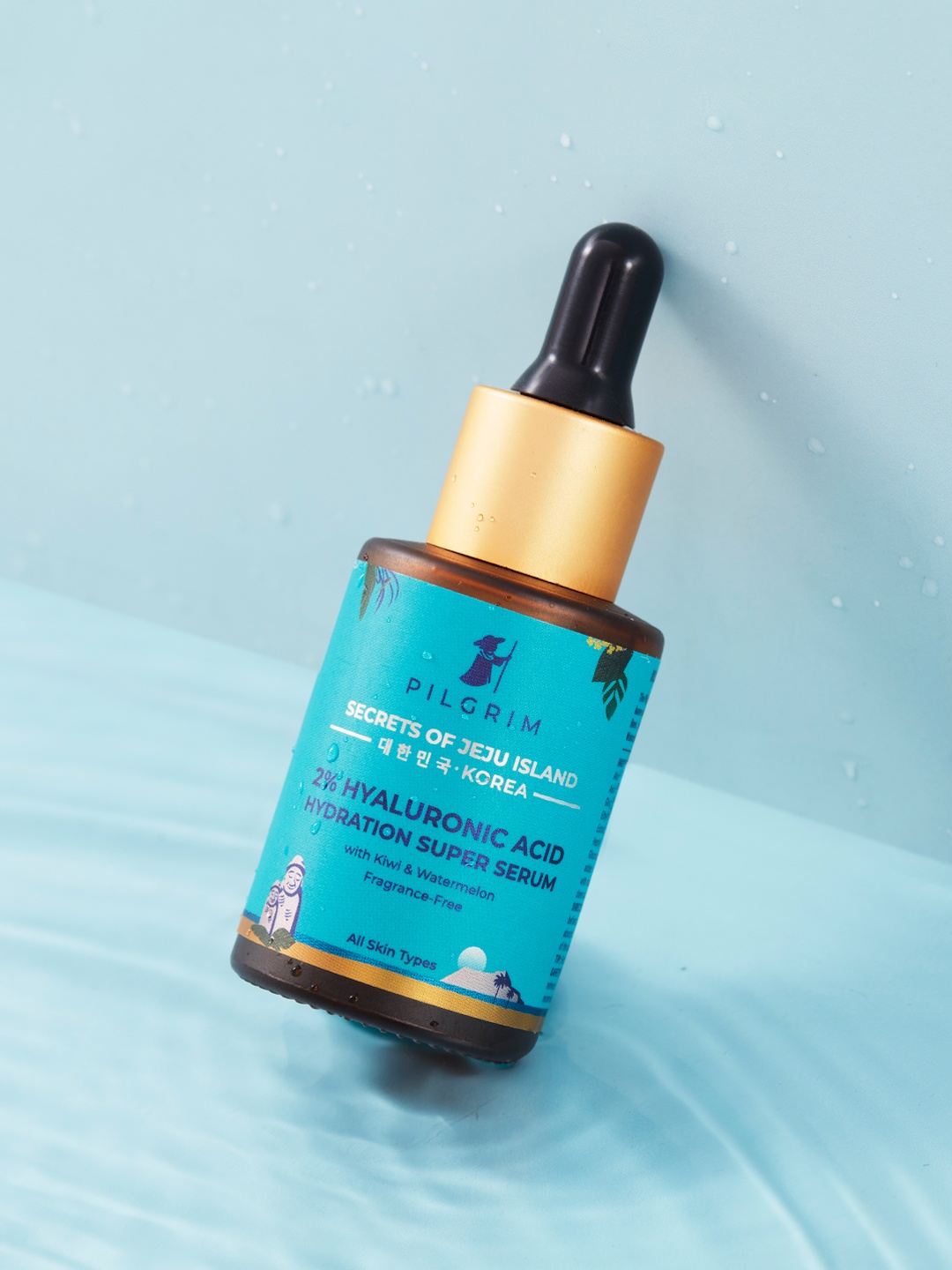 

Pilgrim 2% Hyaluronic Acid Hydration Super Serum for Glowing Face & Pigmentation, Teal