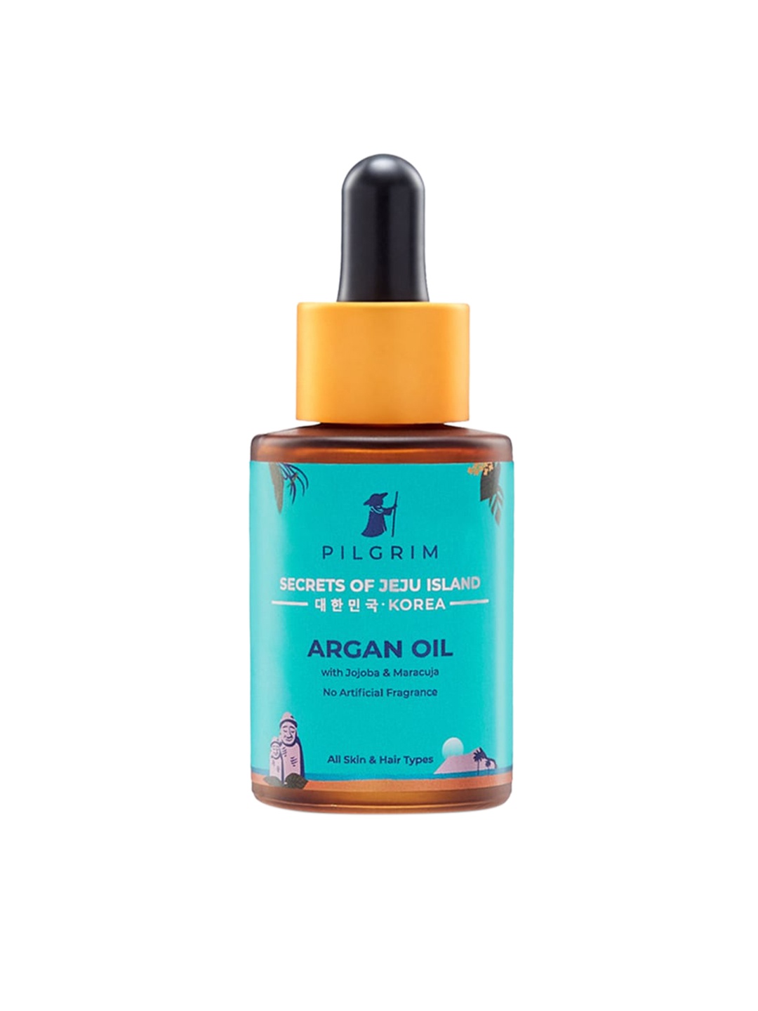 

Pilgrim Argan Oil for Healthy Face, Hair & Nails, with Jojoba Oil & Maracuja Oil, Teal