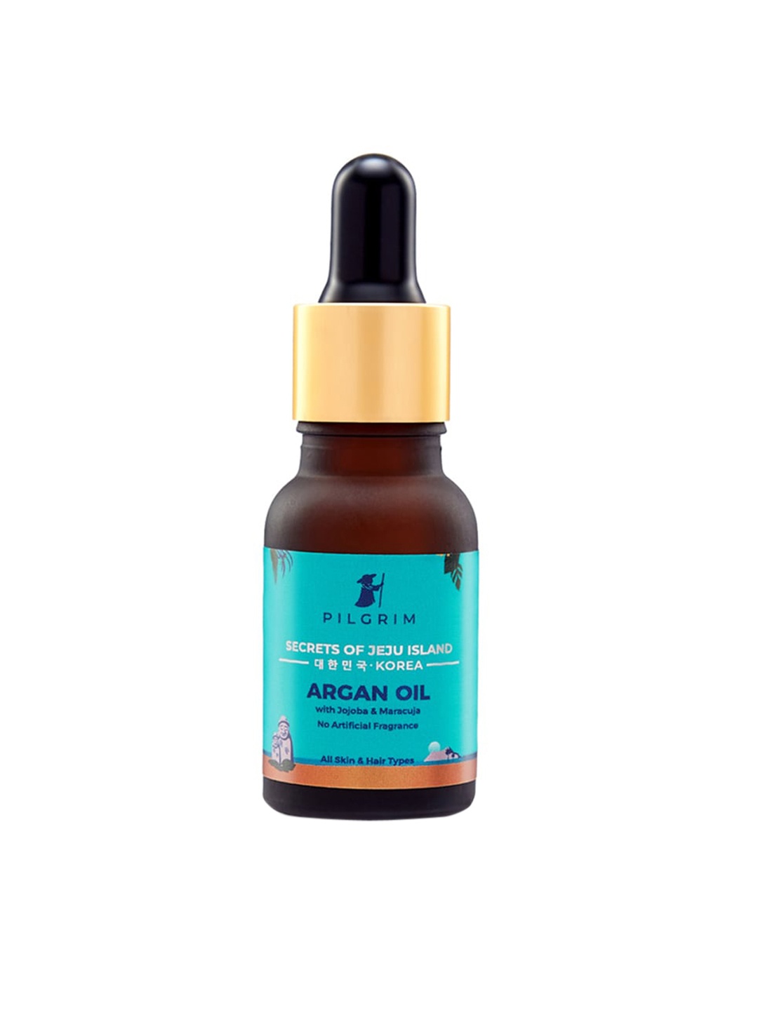 

Pilgrim Argan Oil for Healthy Face, Hair & Nails, with Jojoba Oil & Maracuja Oil, Teal