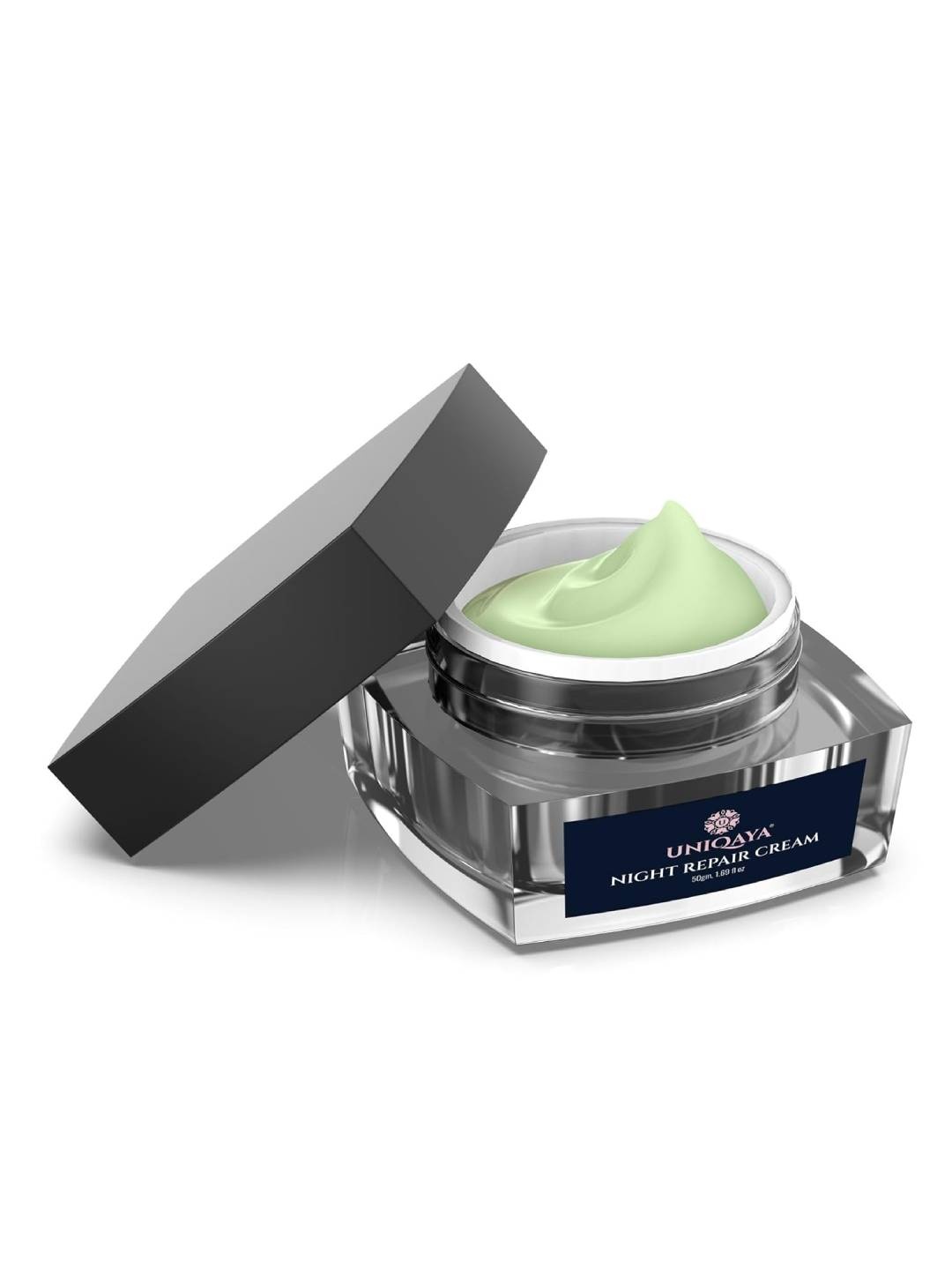 

UNIQAYA Unisex Nourishing and Skin Rejuvenating Night Repair Cream- 50 gm, Sea green