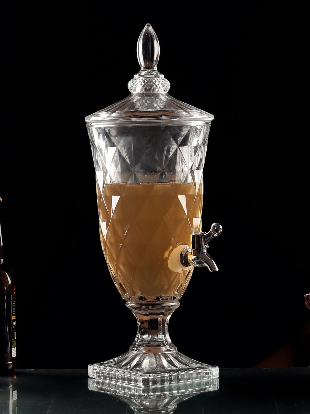 

ceradeco Transparent Diamond Cut Glass Pitcher - 2000 ml