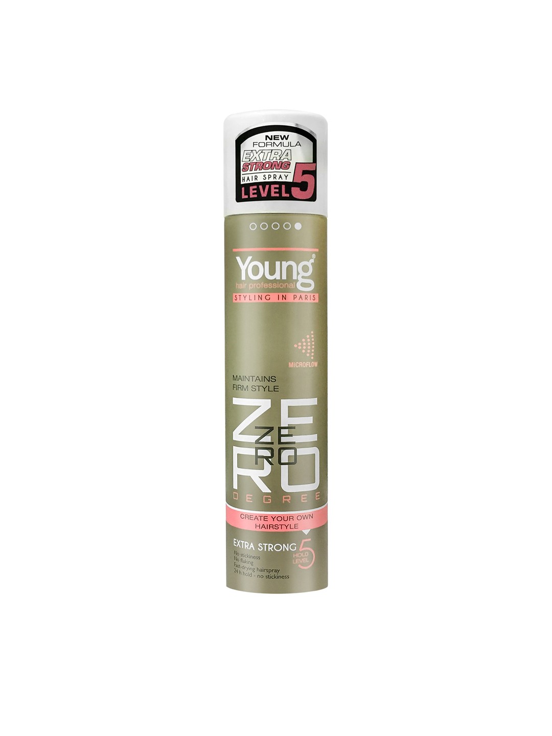 

Young Professional Zero Degree Extra Strong Hair Spray 300ml, Brown