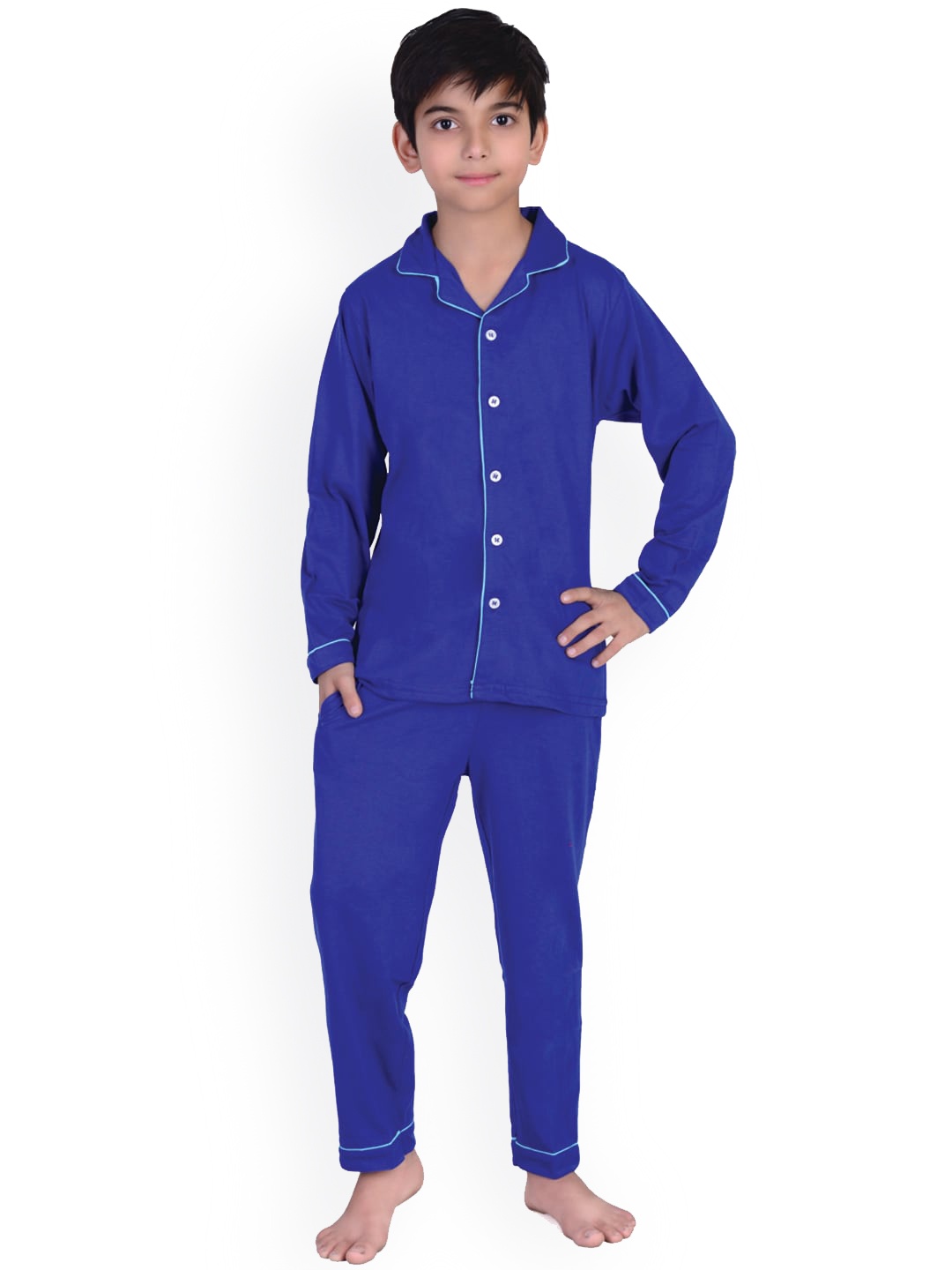 

Zoom Minimondo Unisex Kids Blue Night suit