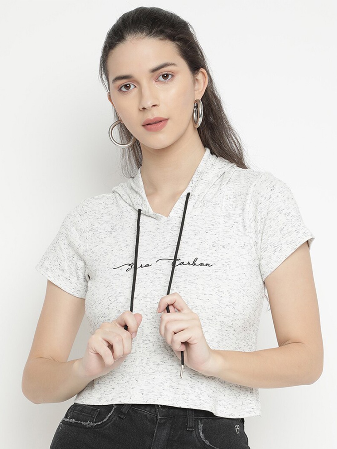 

V2 Value & Variety Beige Tie-Up Neck Regular Top