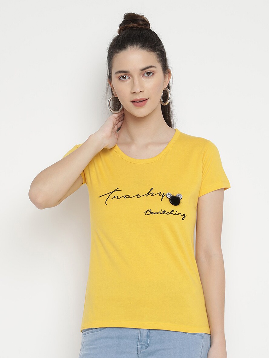 

V2 Value & Variety Mustard Yellow Regular Top