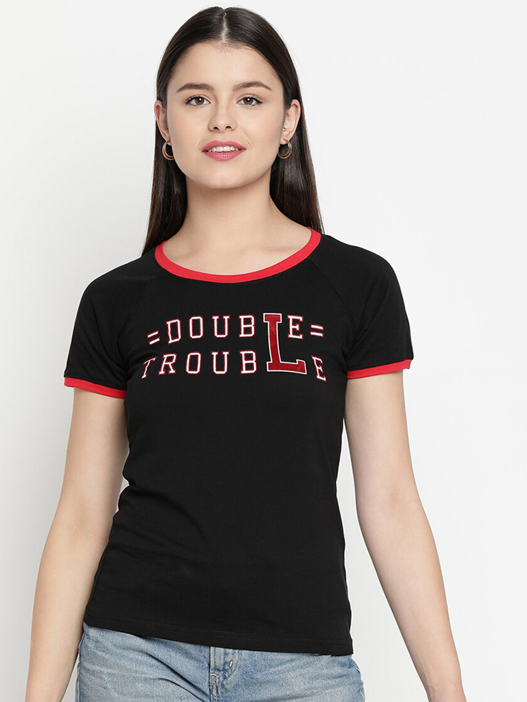

V2 Value & Variety Black Regular Top