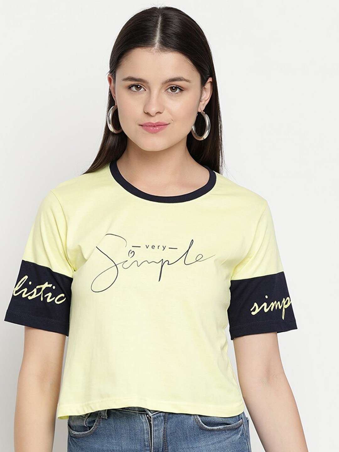 

V2 Value & Variety Yellow Regular Top