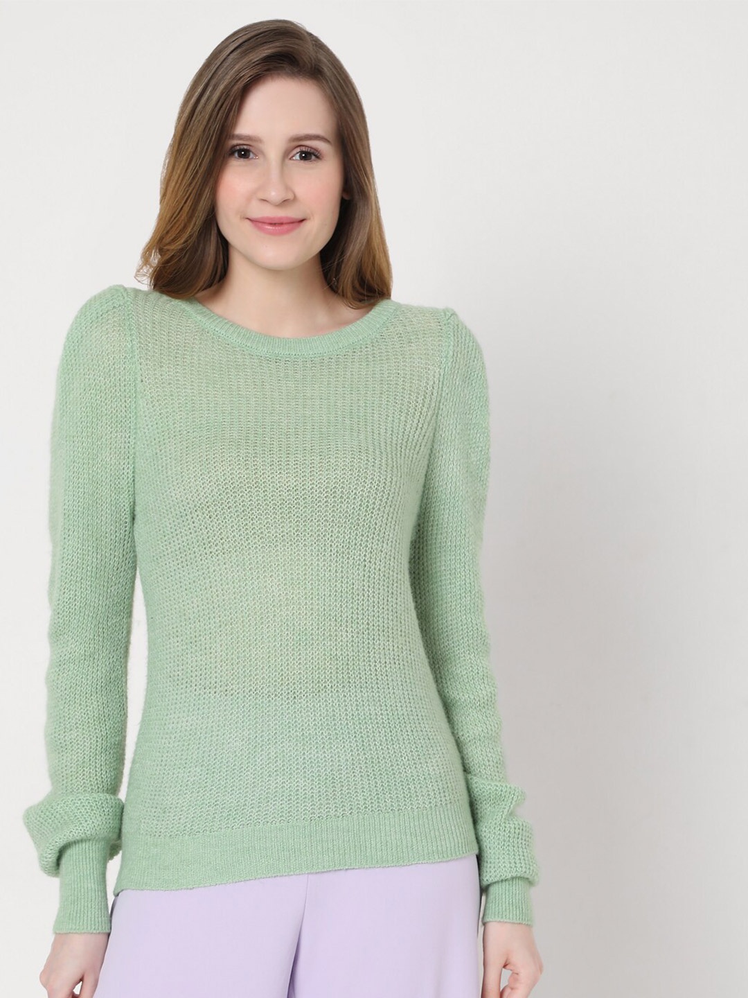 

Vero Moda Women Green Pullover